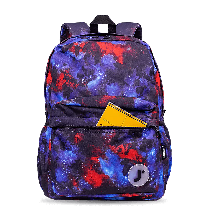 J World Oz Daypack Backpack in Galaxy — detail view # color_Galaxy