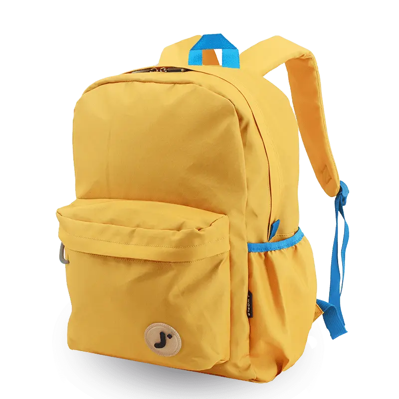 J World Oz Daypack Backpack in Kumquat — angle view 2 # color_Kumquat
