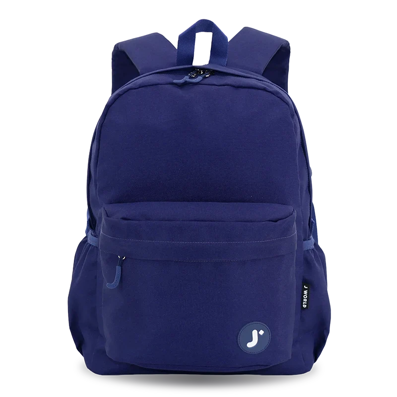 J World Oz Daypack Backpack in Navy — front view # color_Navy