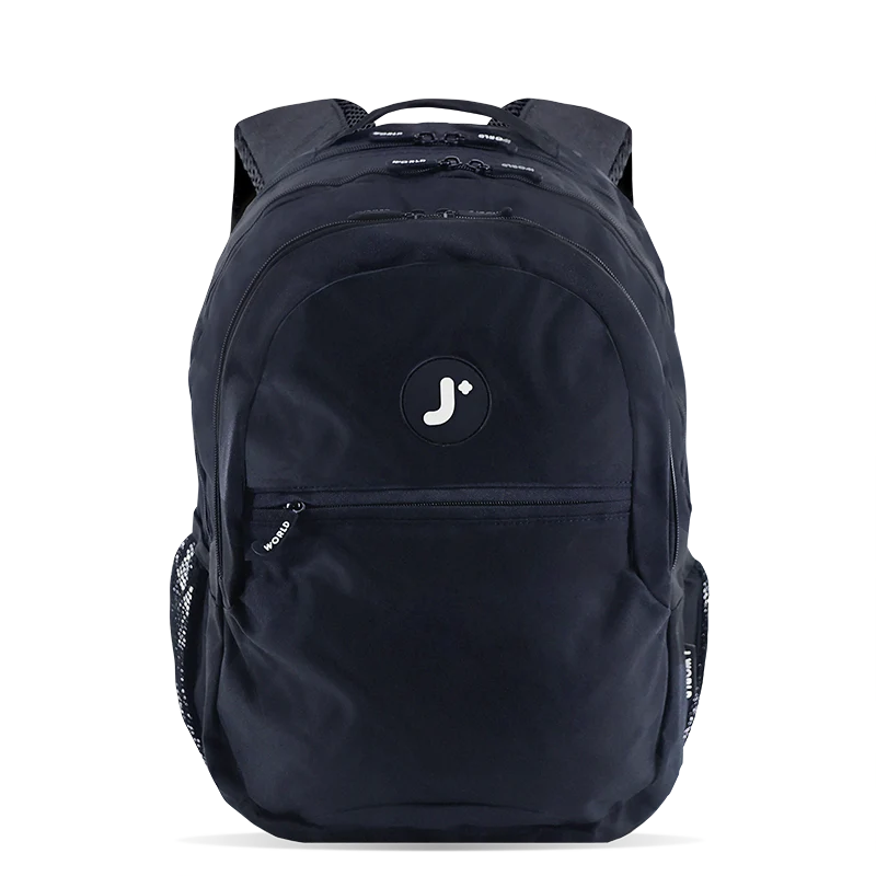 J World Cornelia Laptop Backpack in Black — front view # color_Black
