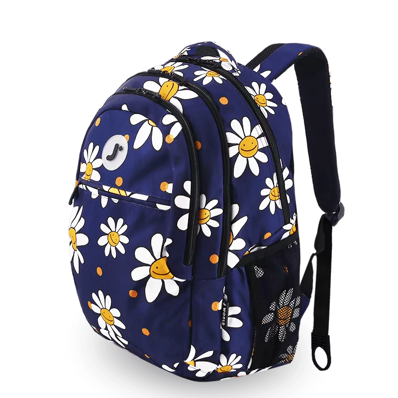J World Cornelia Laptop Backpack in Joy Daisy — angle view 2 # color_Joy Daisy