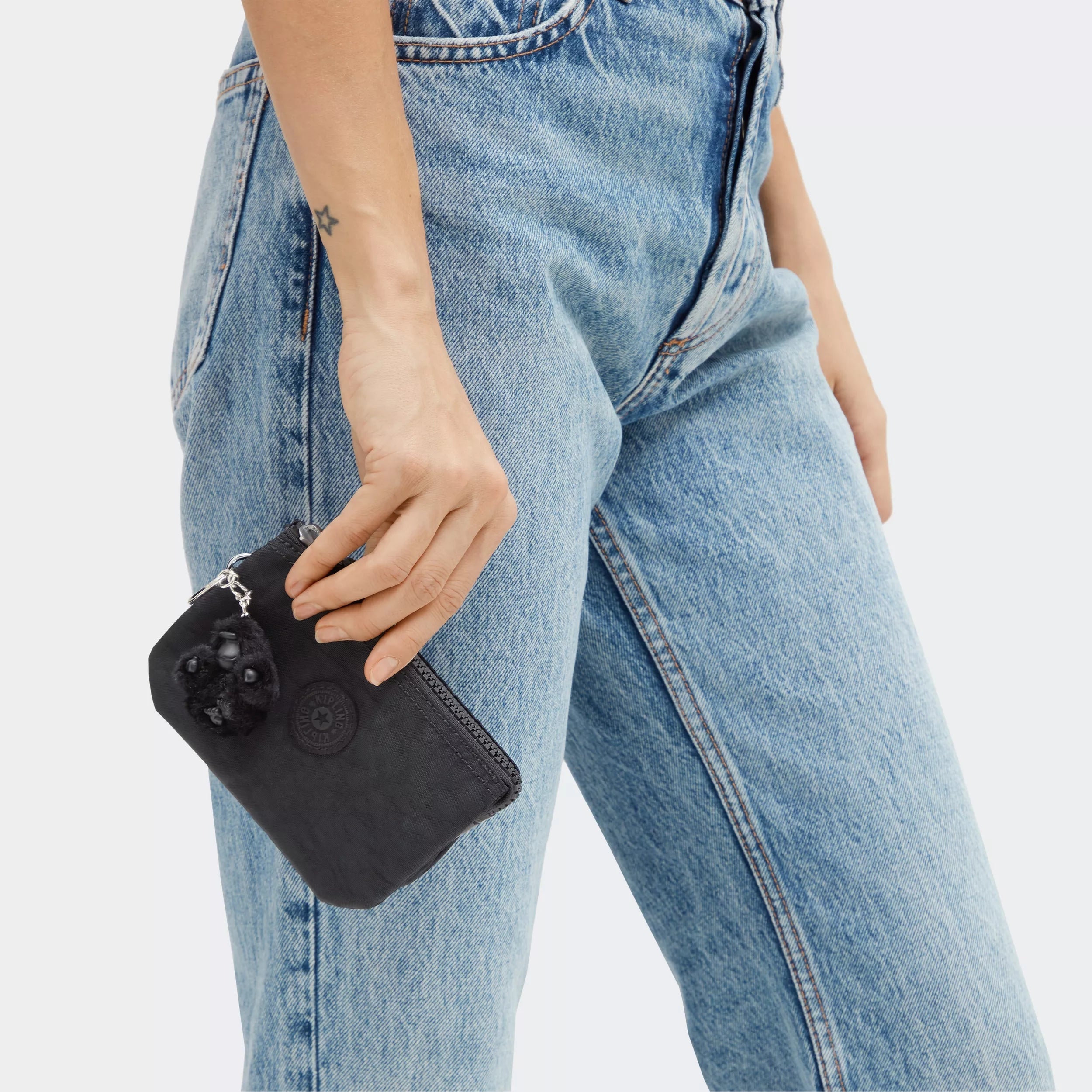 Kipling Creativity S in Black Noir — back view