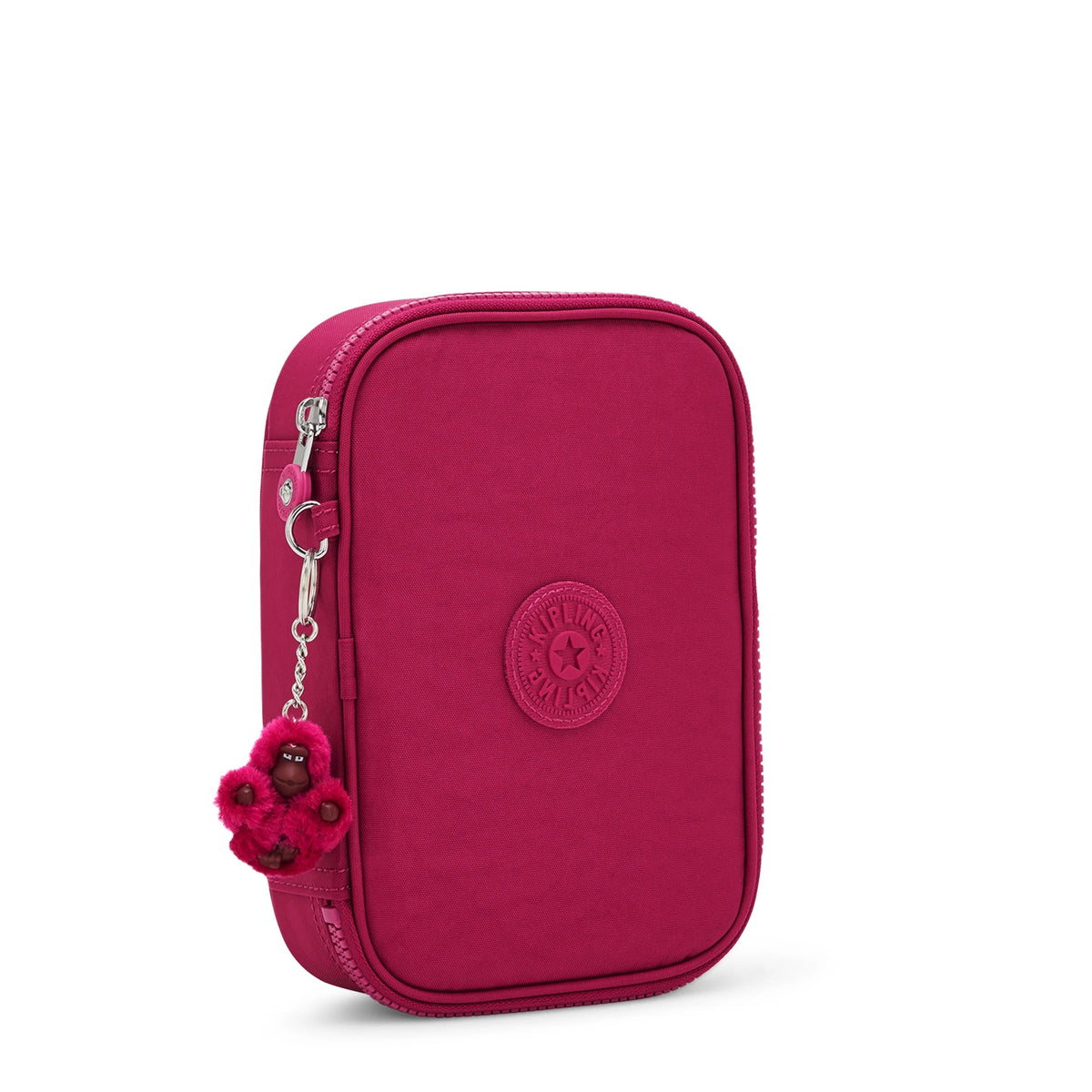 Kipling 100 Pens Case in Happy Ruby — angle view 2
