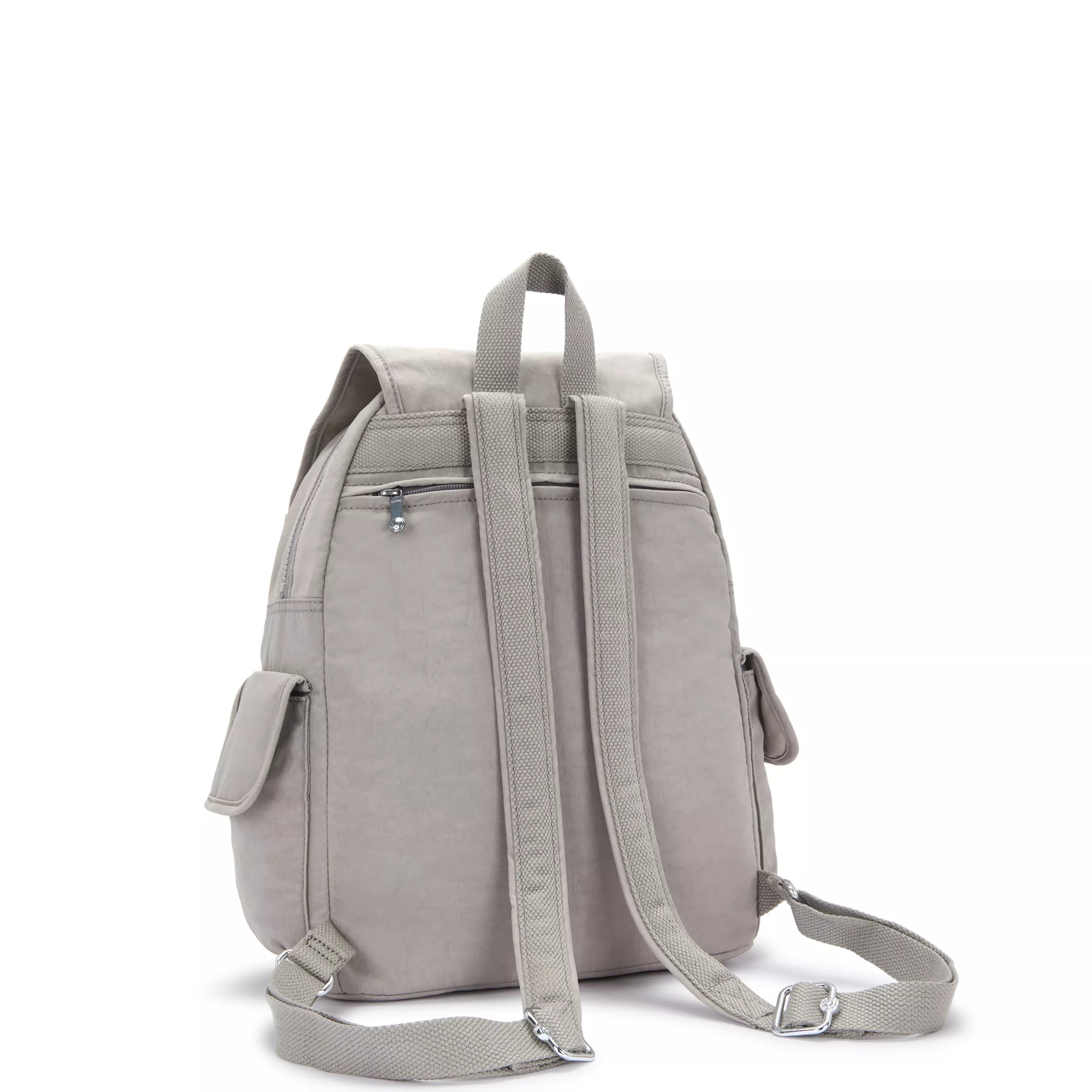 Kipling City Pack in Grey Gris — angle view 2