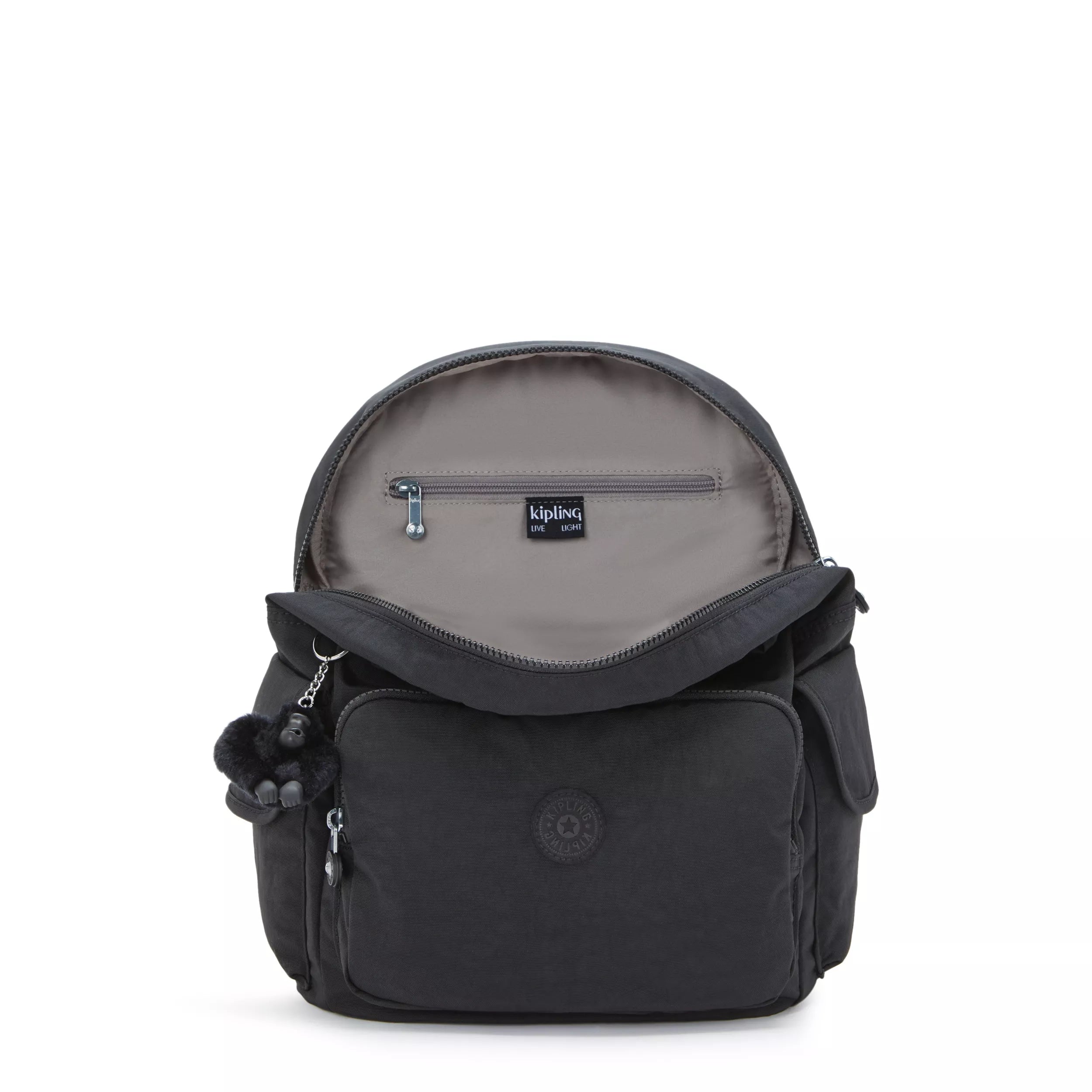 Kipling City Pack in Black Noir — angle view 3