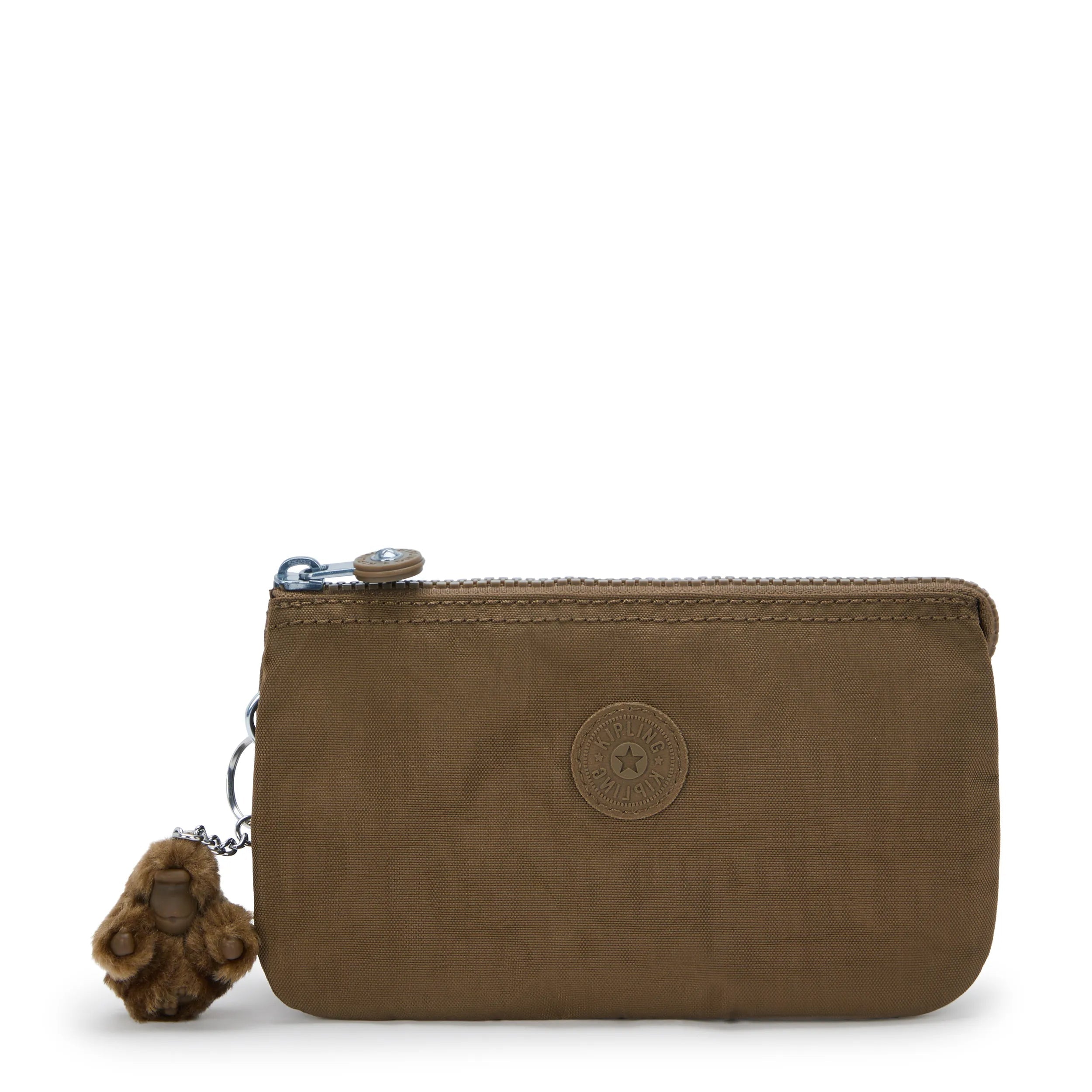 Kipling Creativity L in Smooth Khaki — front view