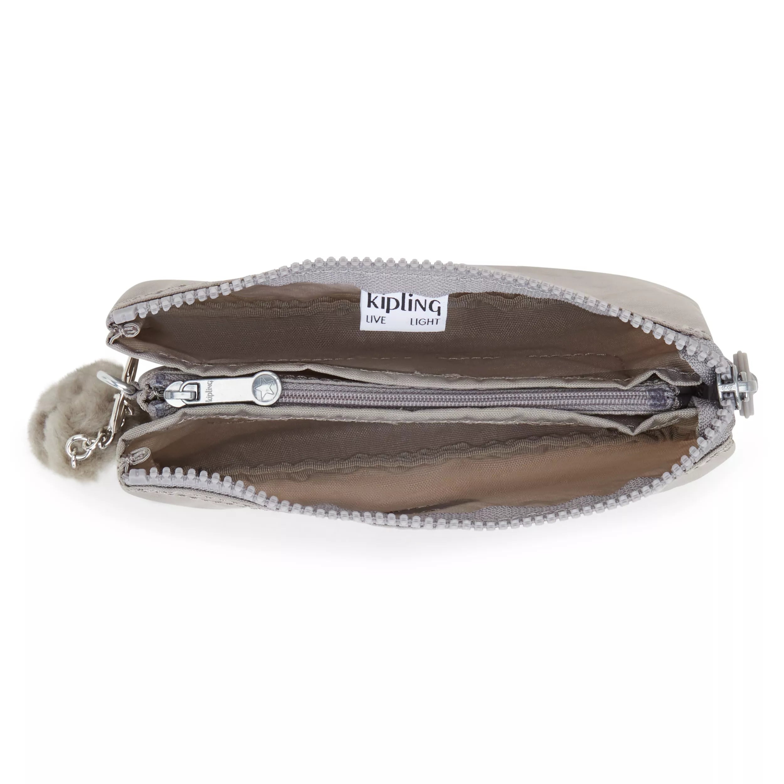 Kipling Creativity L in Grey Gris — angle view 3
