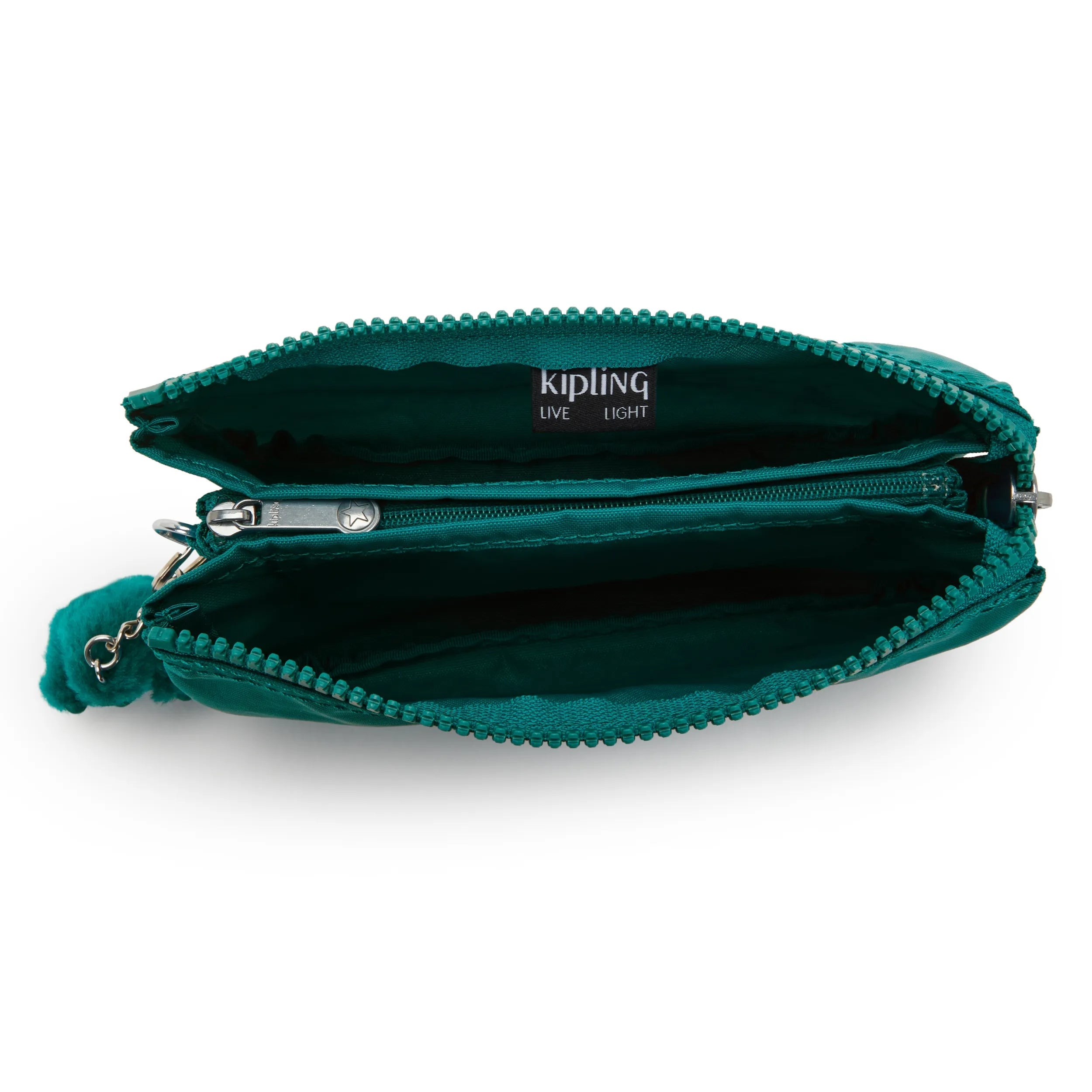 Kipling Creativity L in Outspoken Green — angle view 2