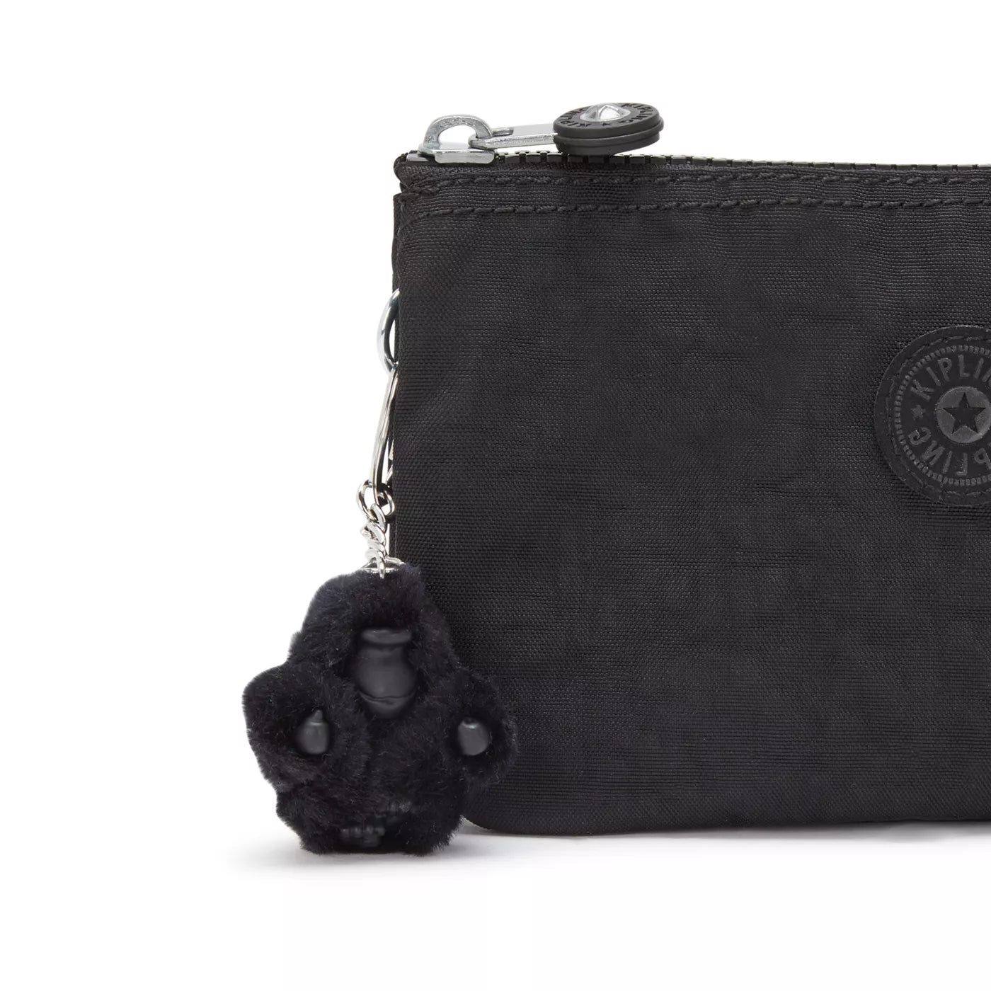 Kipling Creativity L in Black Noir — detail view