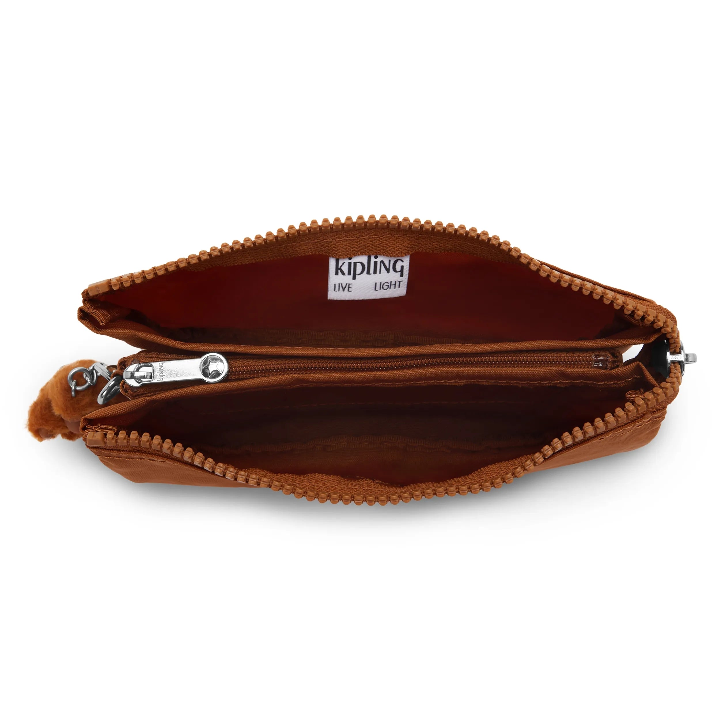 Kipling Creativity L in Stylish Mokka — angle view 2