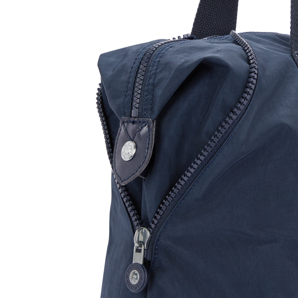Kipling Art Medium Tote Bag in Blue Bleu 2 — side view