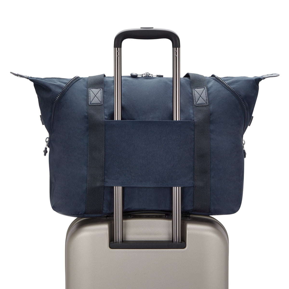 Kipling Art Medium Tote Bag in Blue Bleu 2 — detail view 2