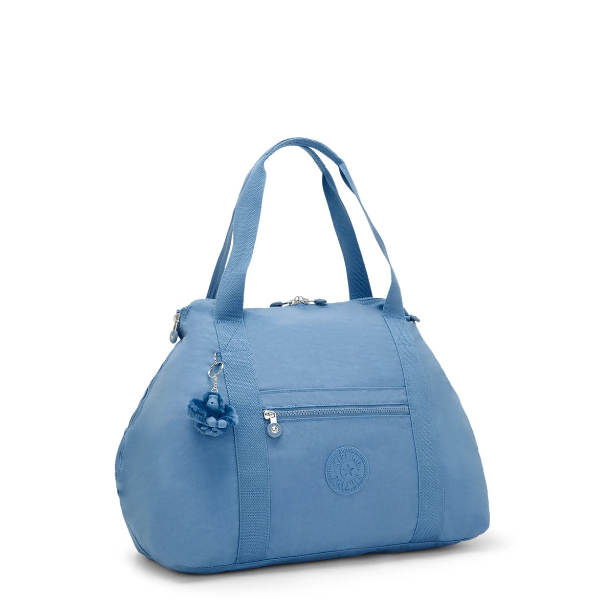 Kipling Art Medium Tote Bag in Vintage Blue — detail view