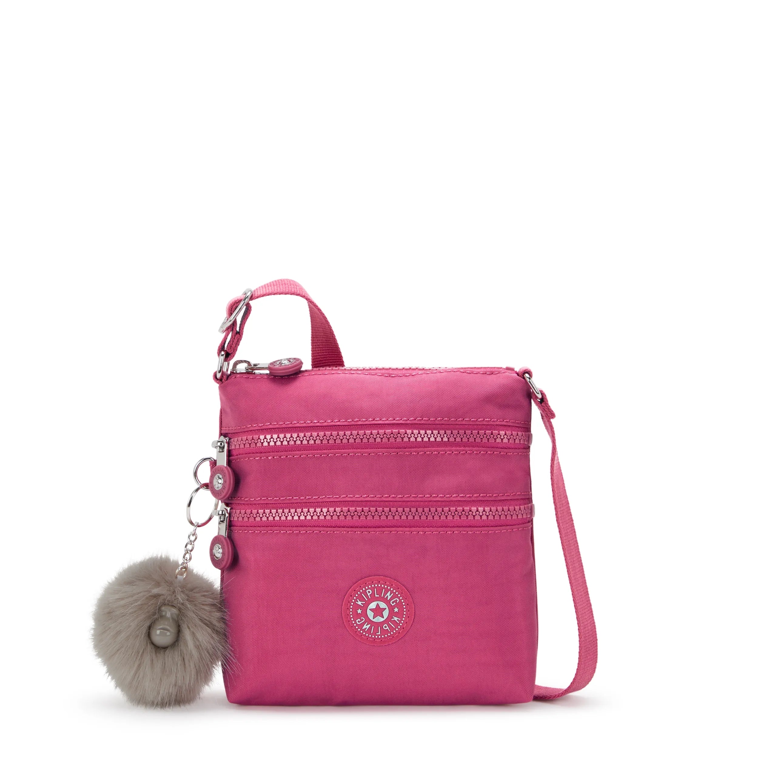 Kipling Alvar Xs in Escape Fuchsia — front view