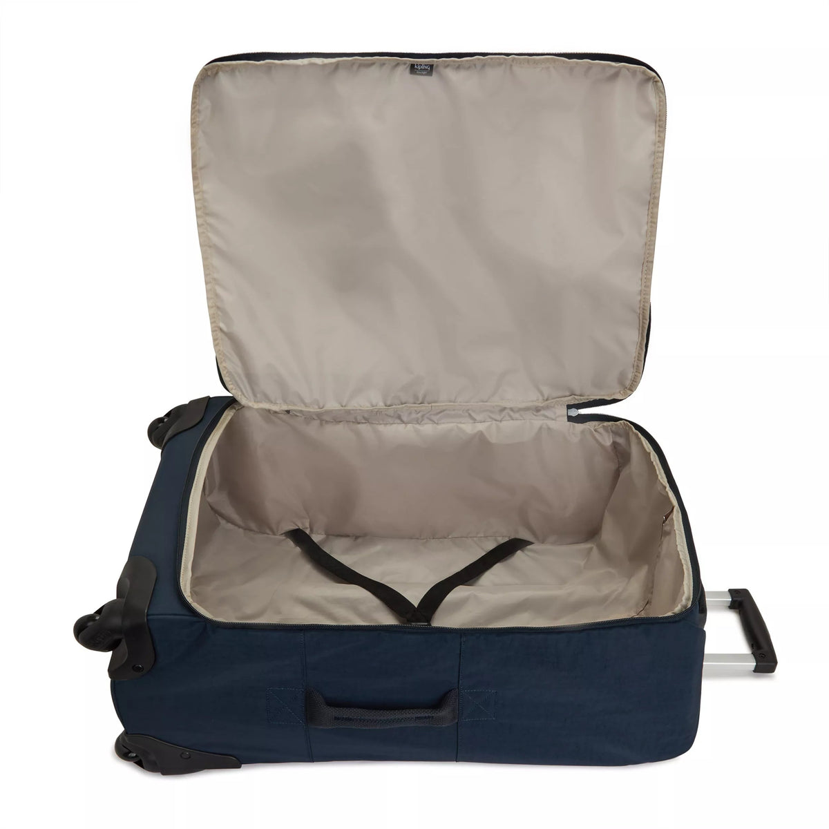 Kipling Darcey Medium Rolling Luggage in True Blue Tonal — interior view