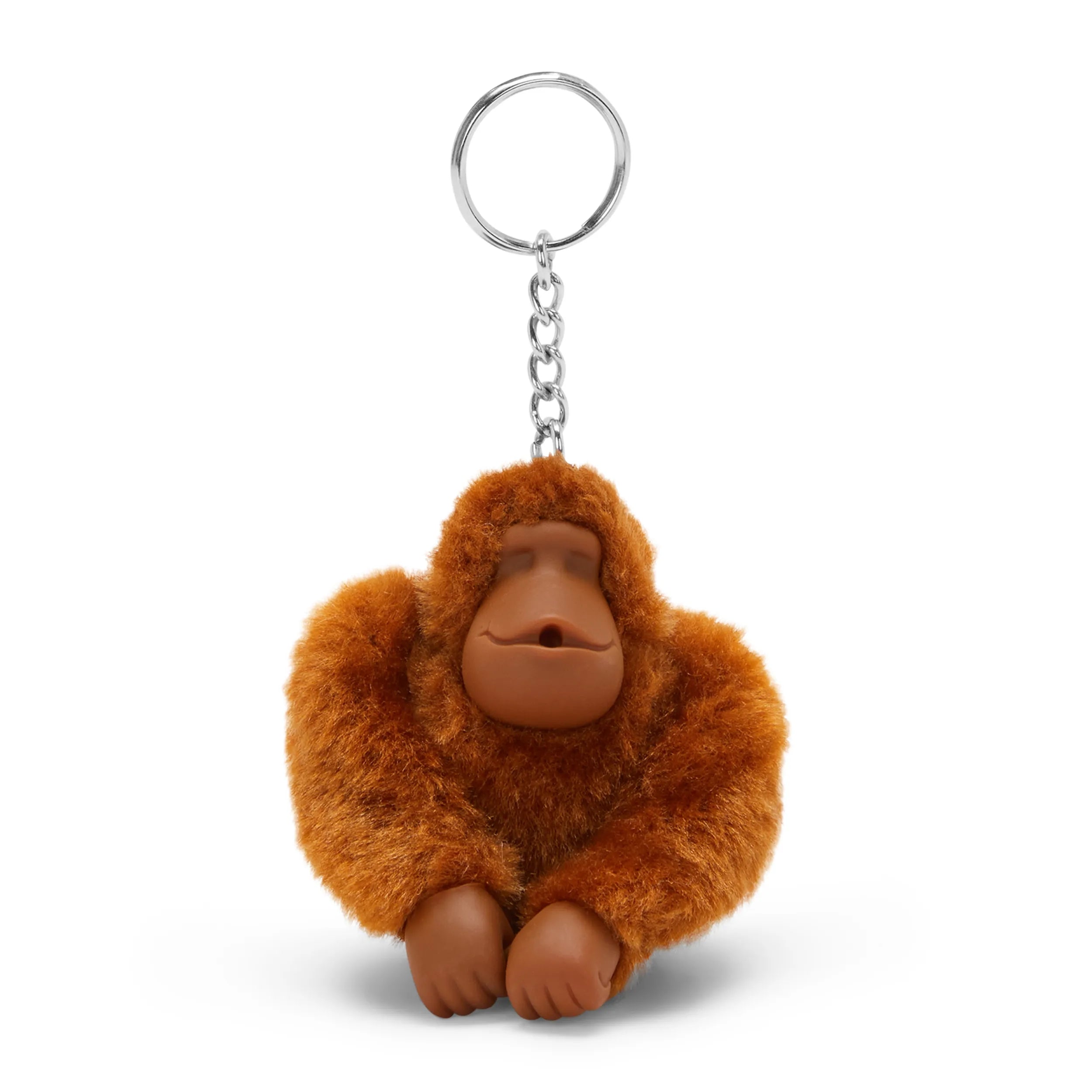 Kipling Monkeyclip M in Stylish Mokka — front view