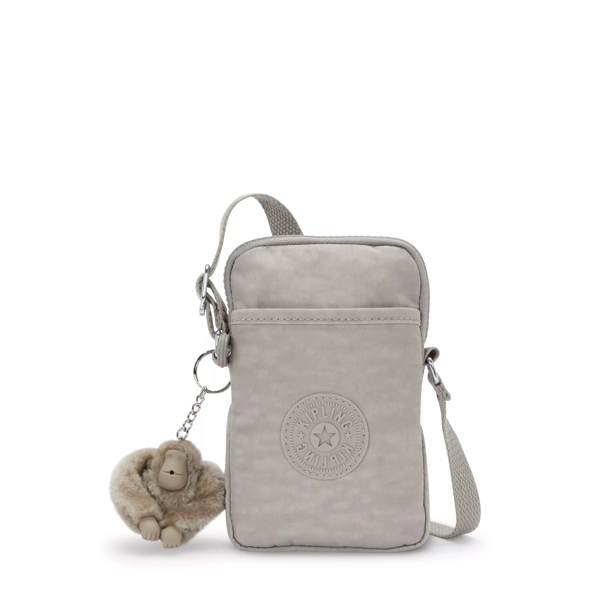 Kipling Tally in Grey Gris — front view