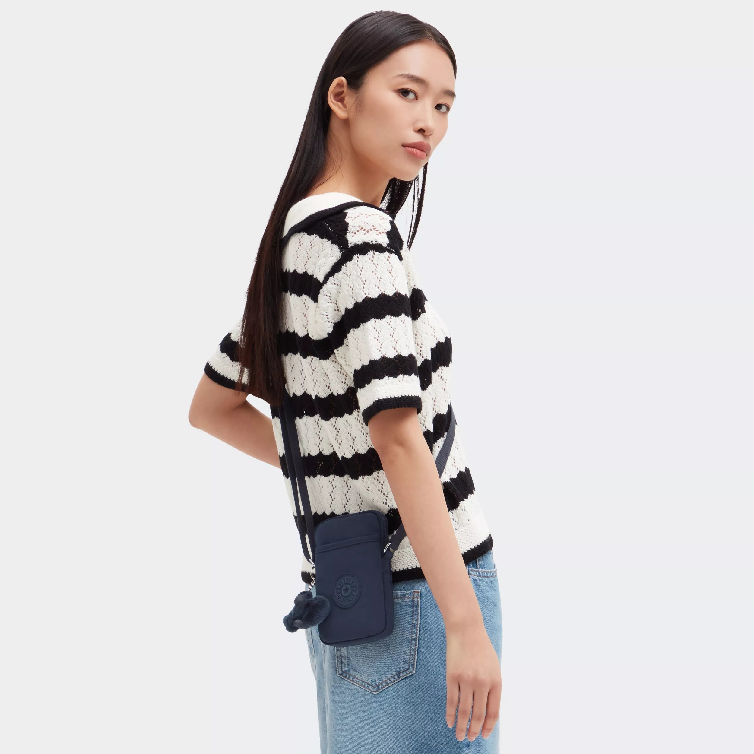 Kipling Tally in Blue Bleu 2 — back view
