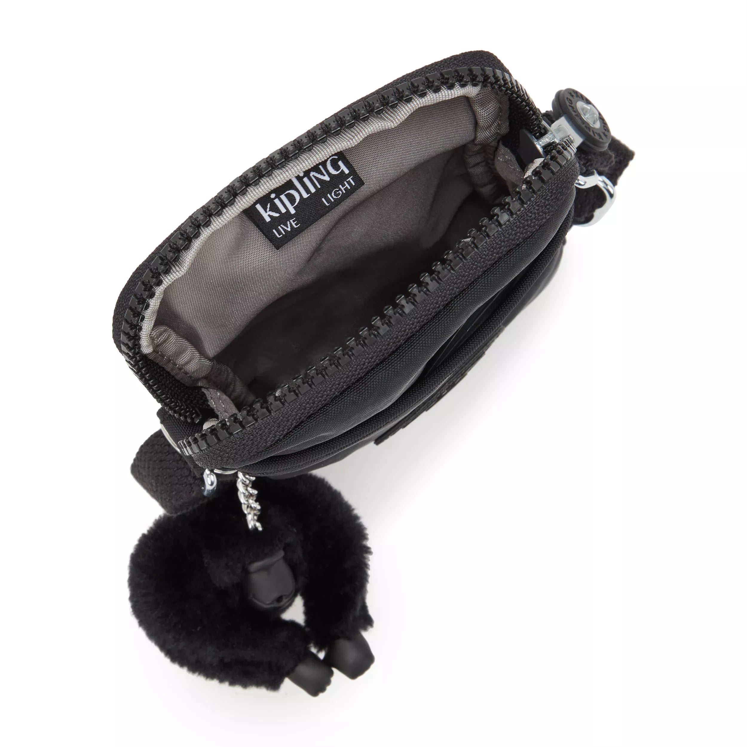 Kipling Tally in Black Noir — angle view 3