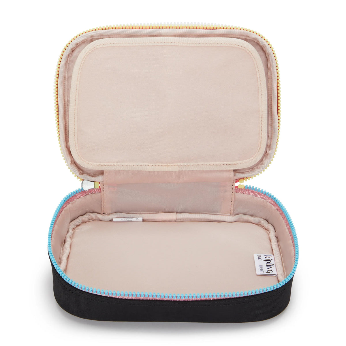 Kipling 100 Pens Case in Galaxy Black — interior view