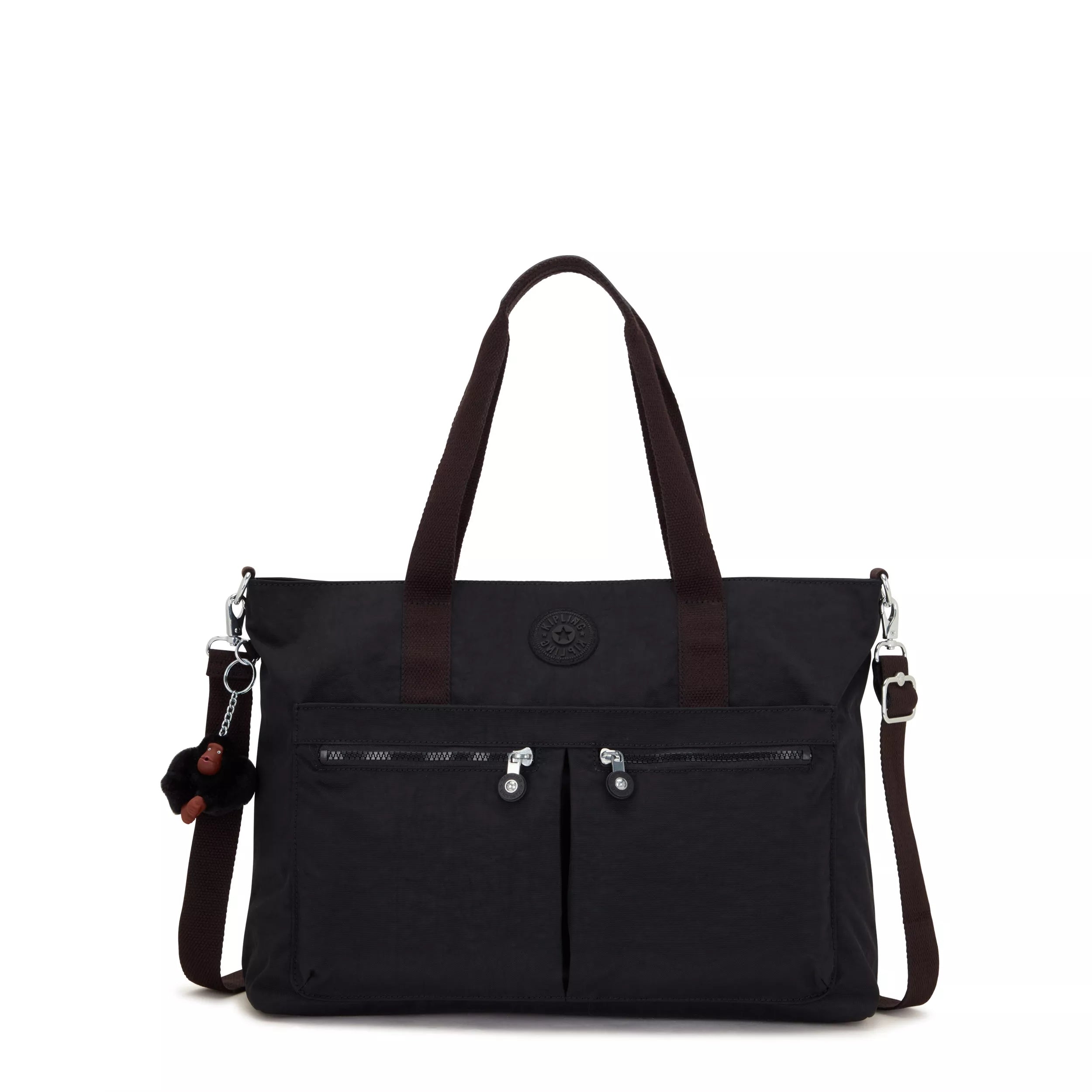 Kipling Natalie in Black Tonal — front view