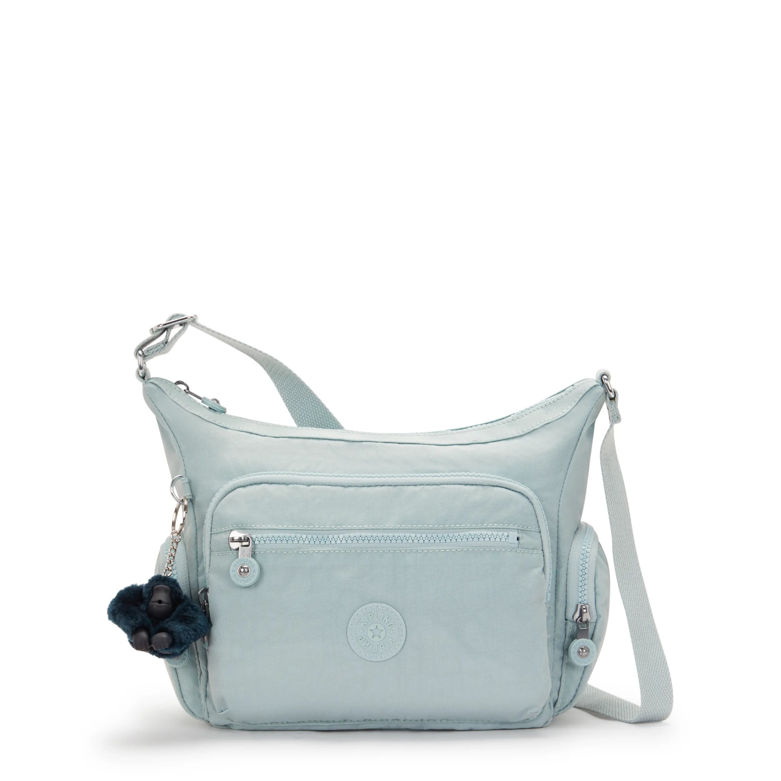 Kipling Gabbie S in Breezy Blue — front view