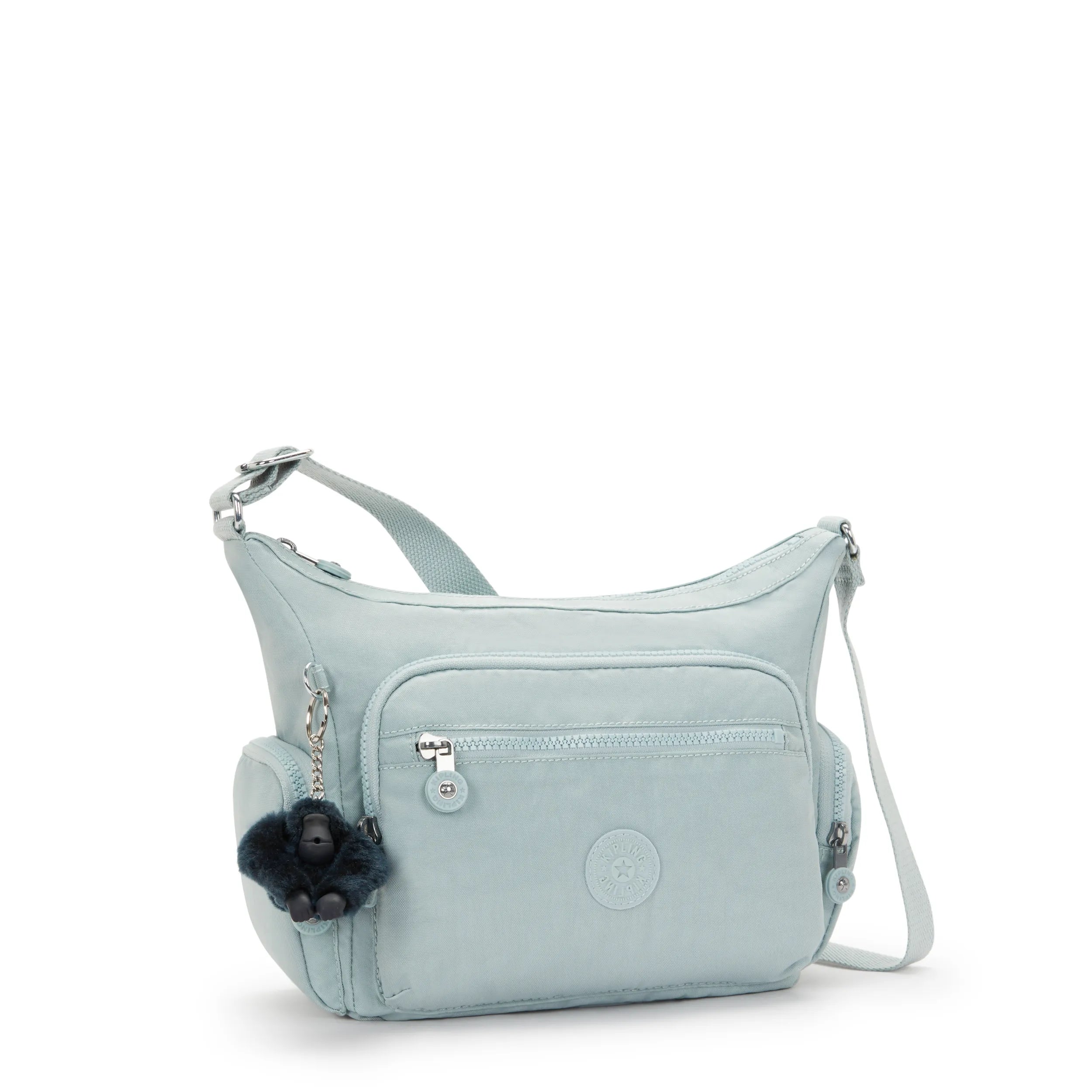 Kipling Gabbie S in Breezy Blue — interior view