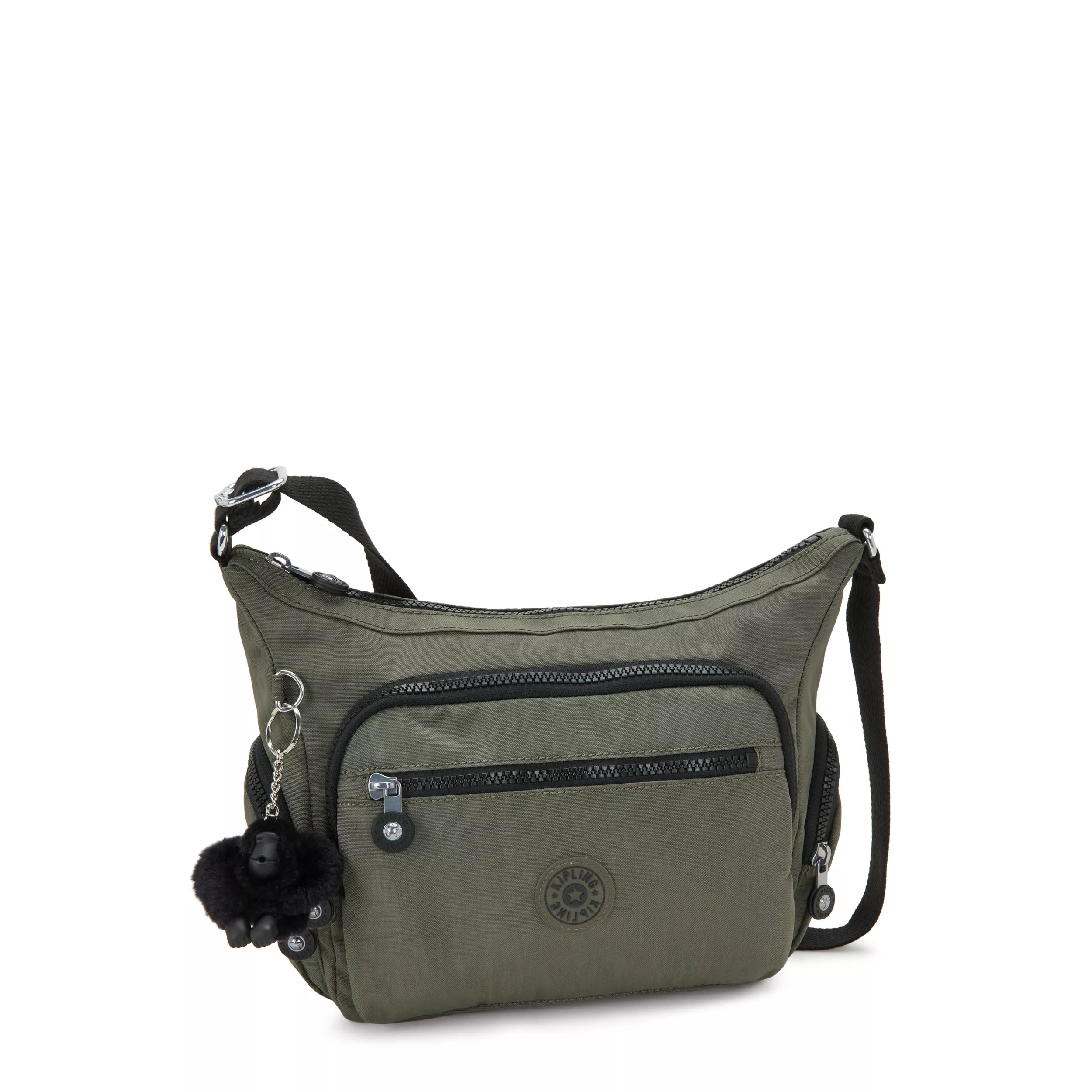Kipling Gabbie S in Green Moss — interior view