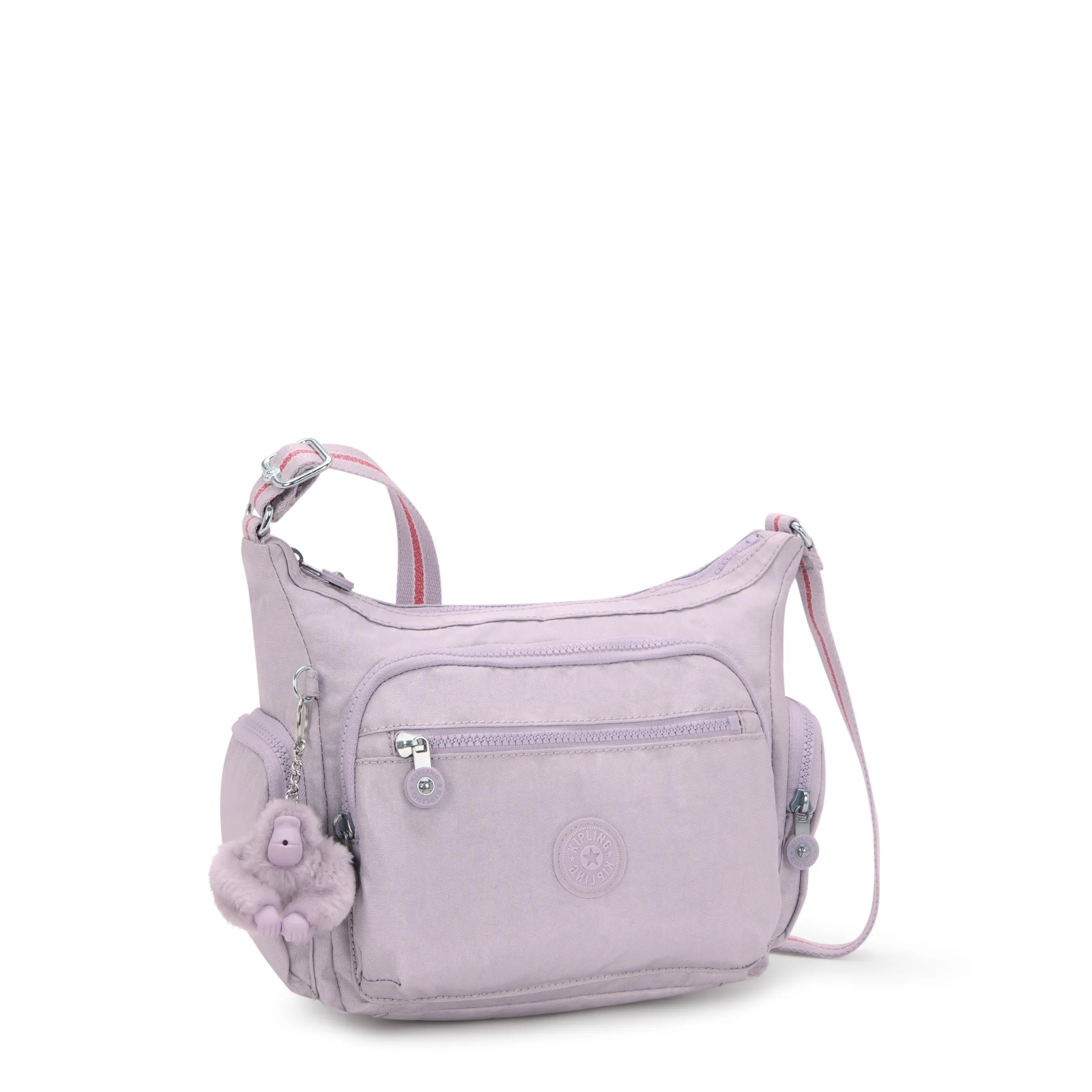 Kipling Gabbie S in Lilac Shimmer — angle view 3