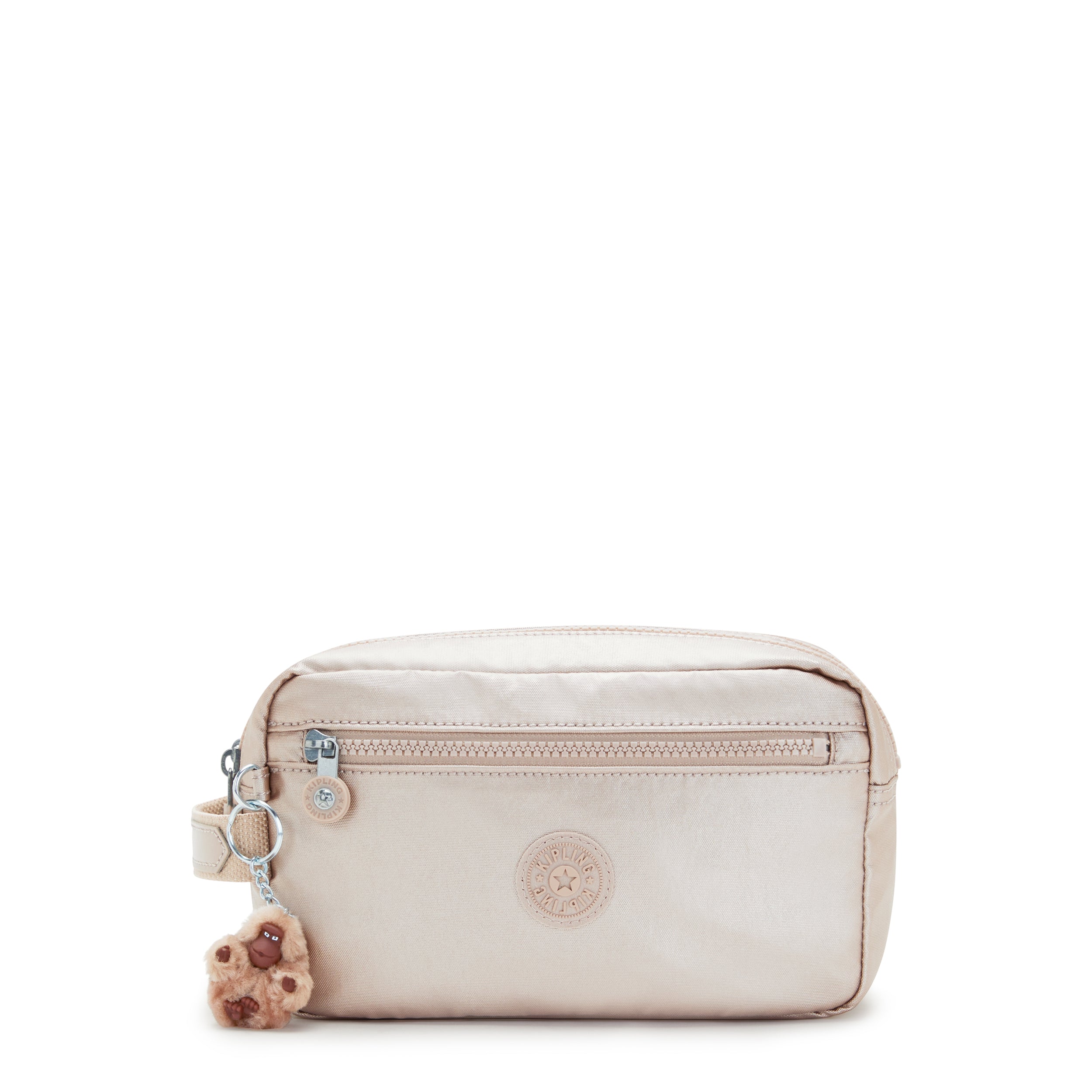 Kipling Amalfi in Quartz Metallic — back view