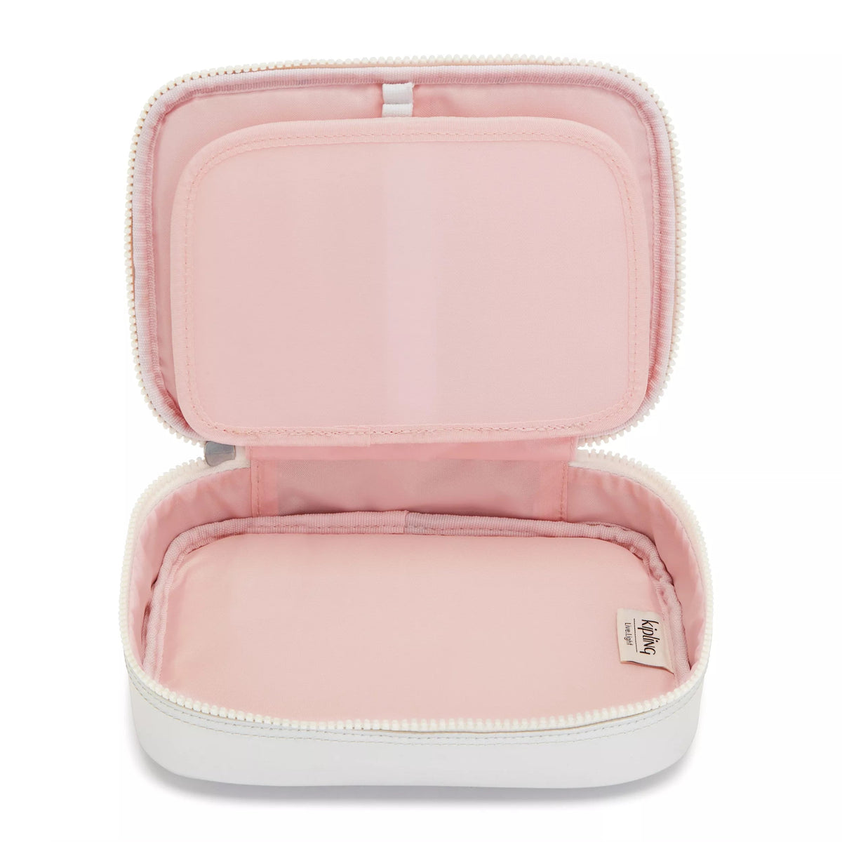 Kipling 100 Pens Case in Candy Metallic — interior view