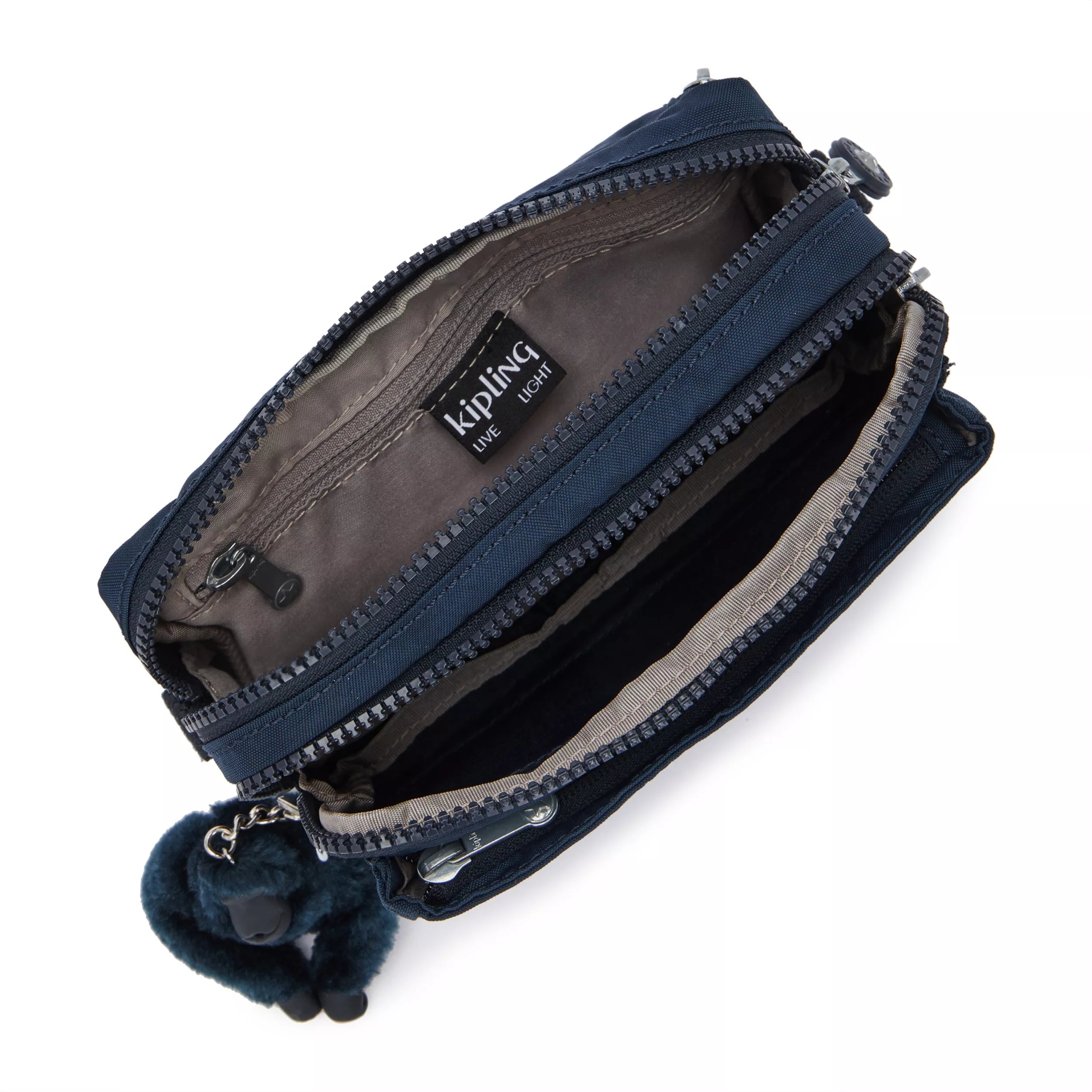 Kipling Abanu Multi in Blue Bleu 2 — angle view 3