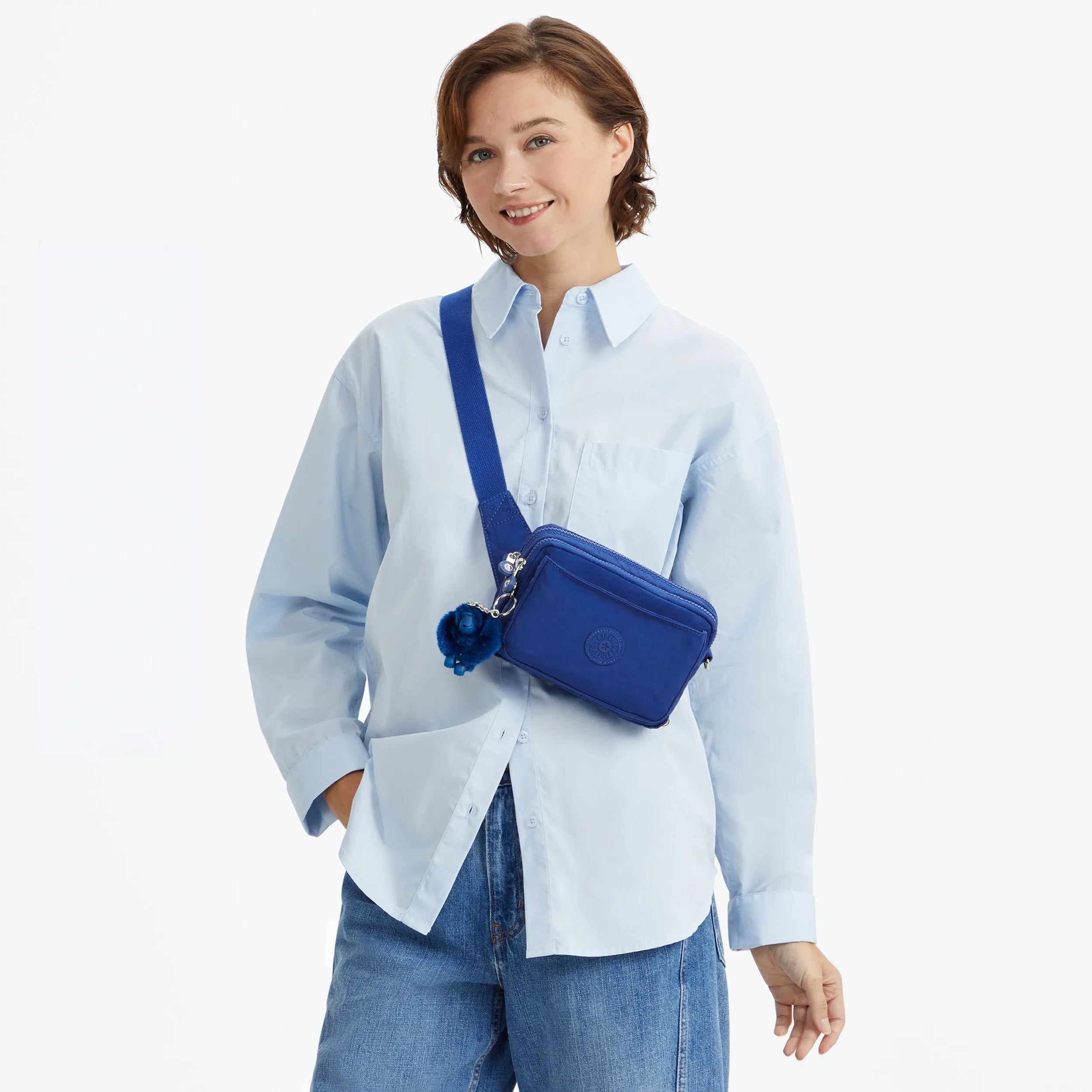 Kipling Abanu Multi in Blazing Blue — back view