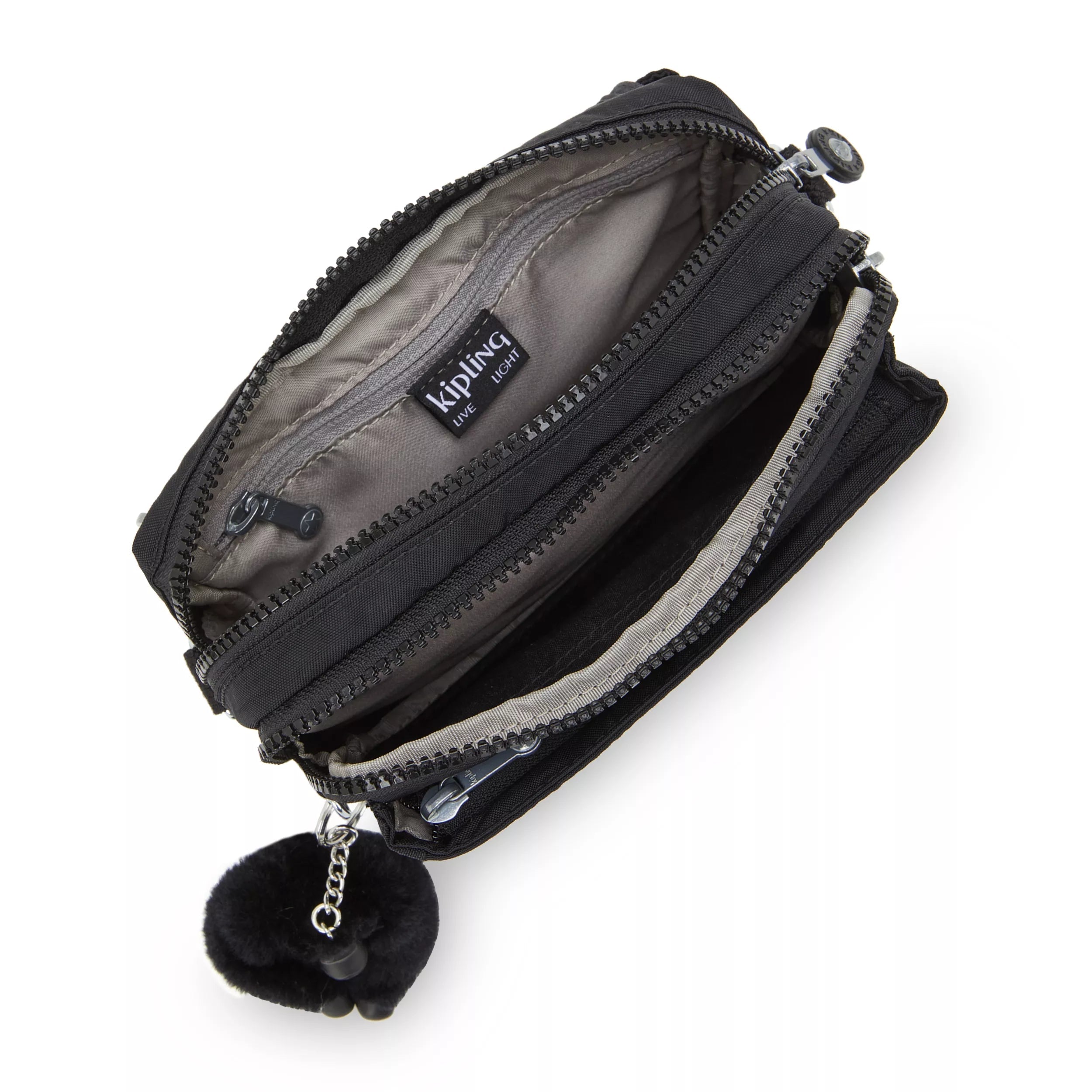 Kipling Abanu Multi in Black Noir — angle view 3