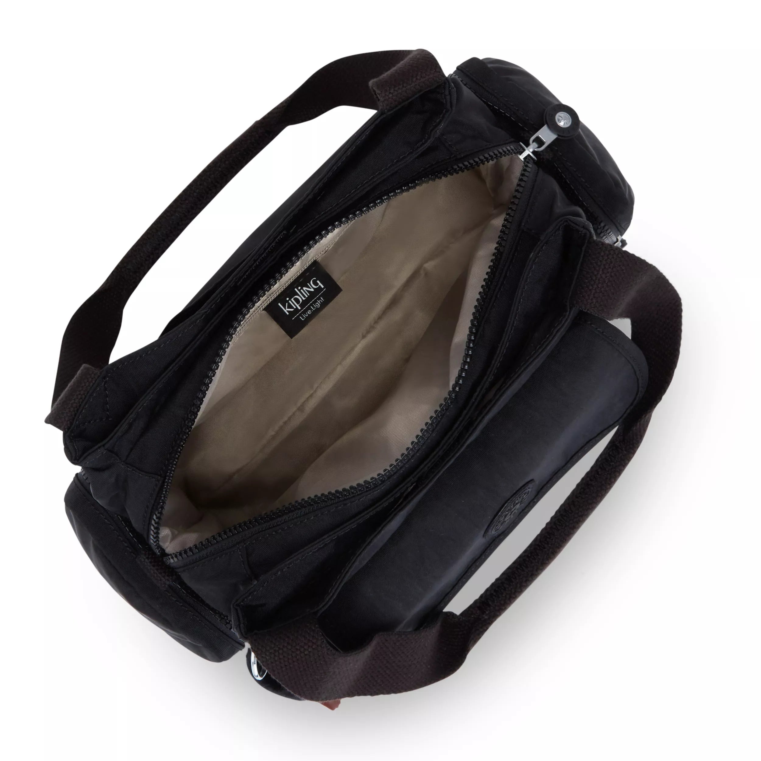 Kipling Felix L U in Black Tonal — angle view 3