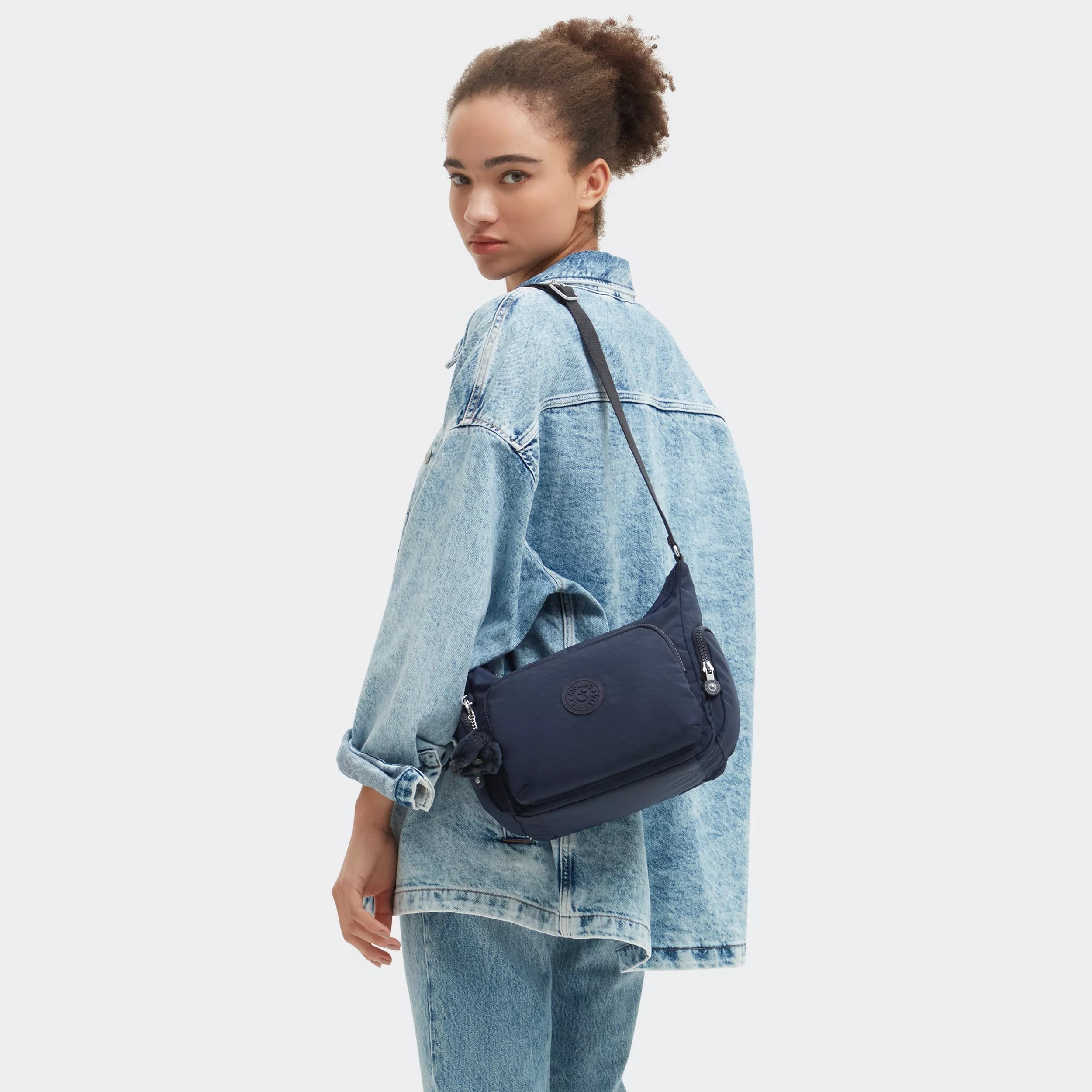 Kipling Gabb S in Blue Bleu 2 — back view