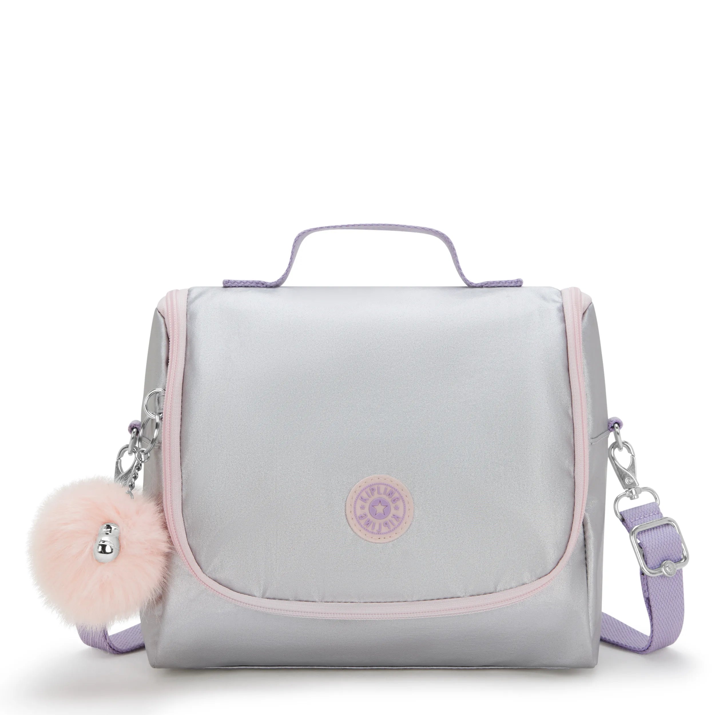Kipling Nwkichirou in Silver Glow Metallic — front view