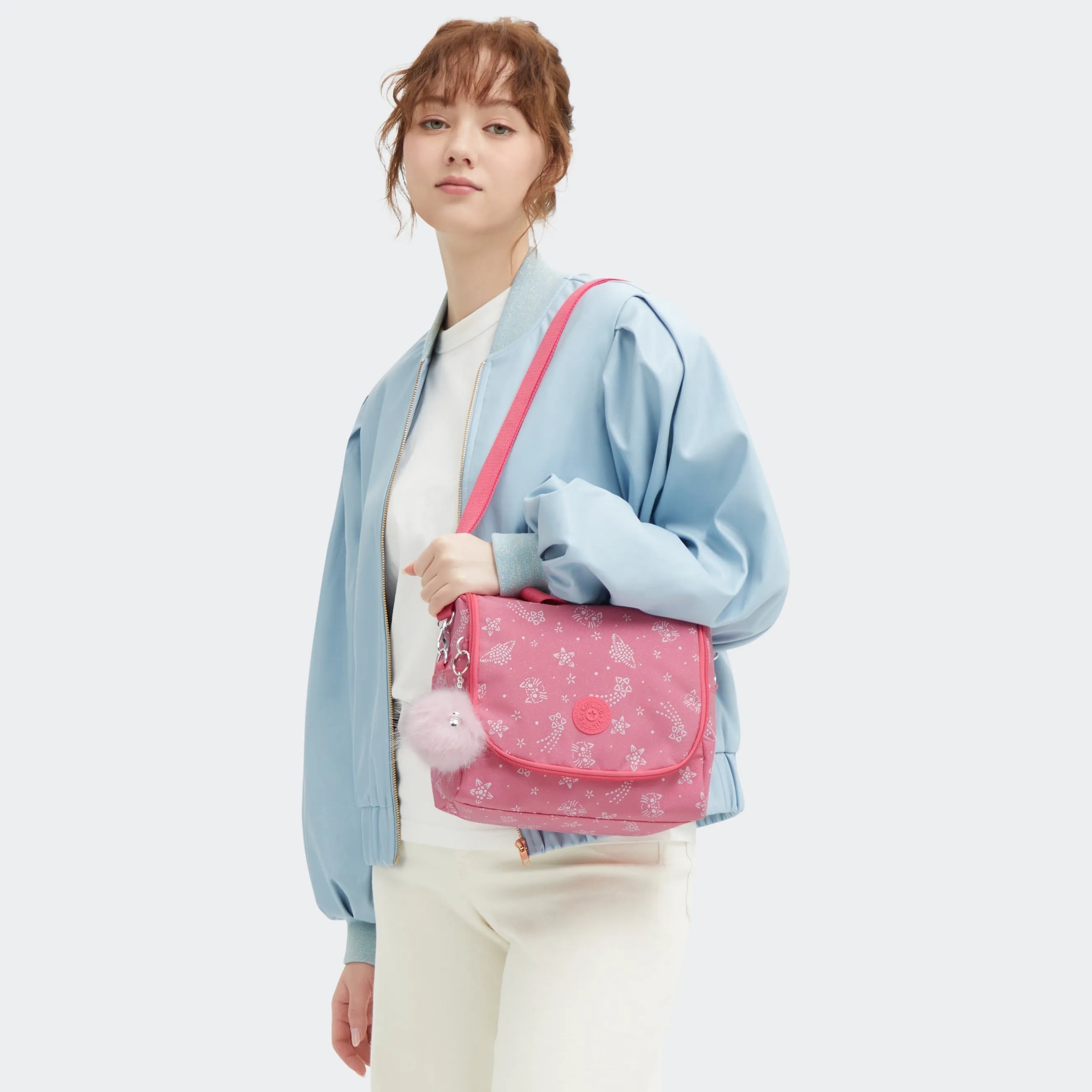 Kipling New Kichirou in Glitter Cats — back view