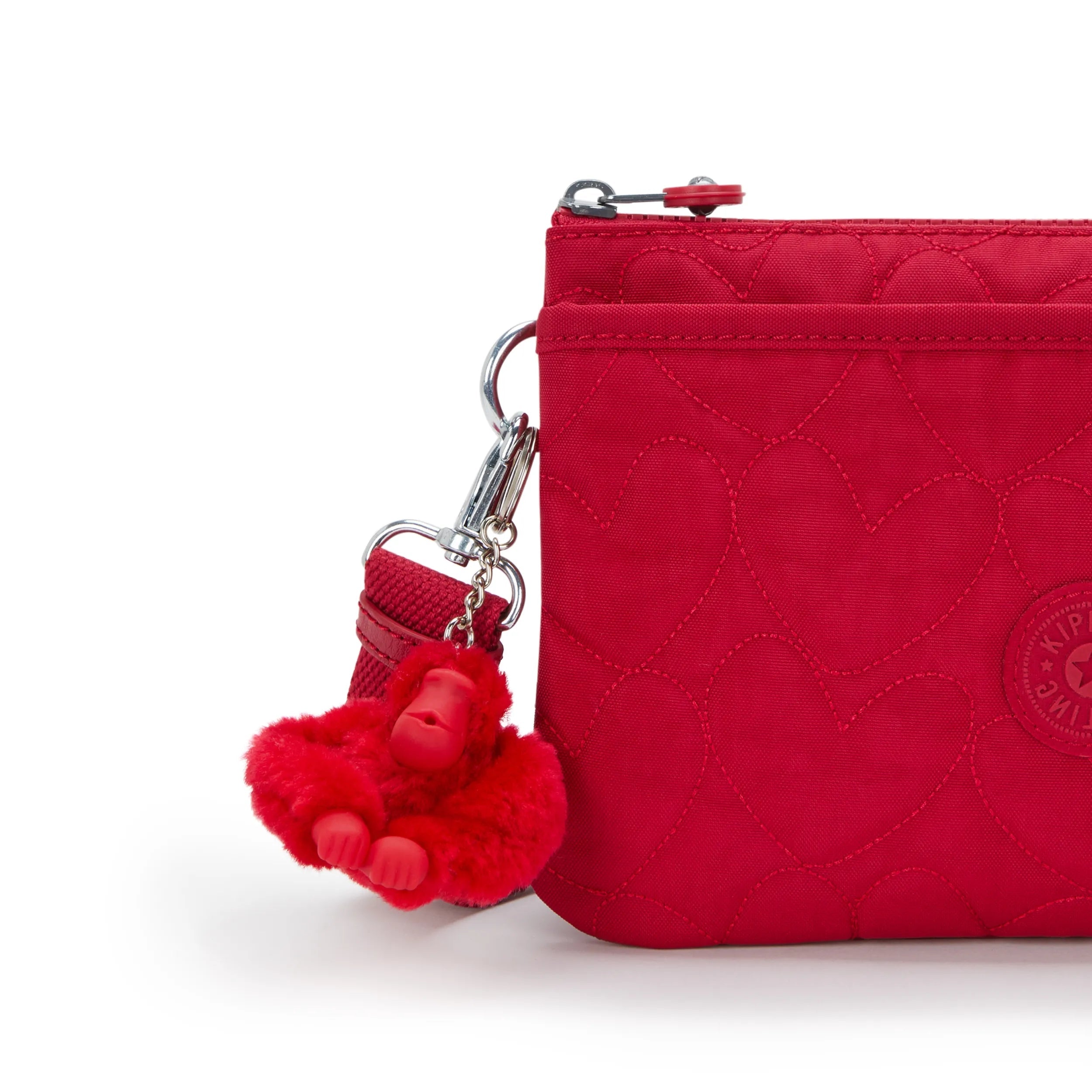 Kipling Riri in Many Hearts Red — detail view
