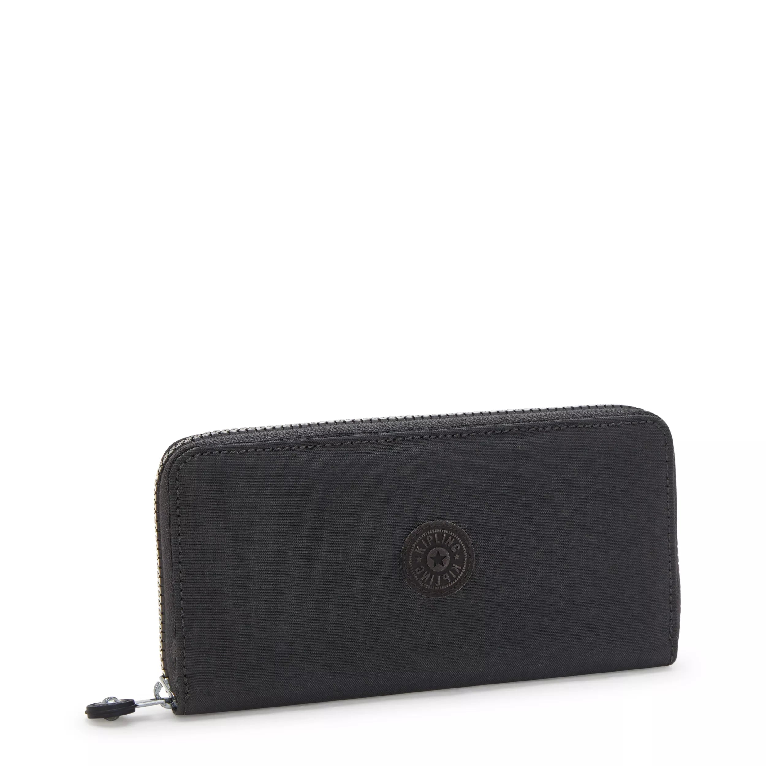 Kipling Money World in Black Noir — interior view