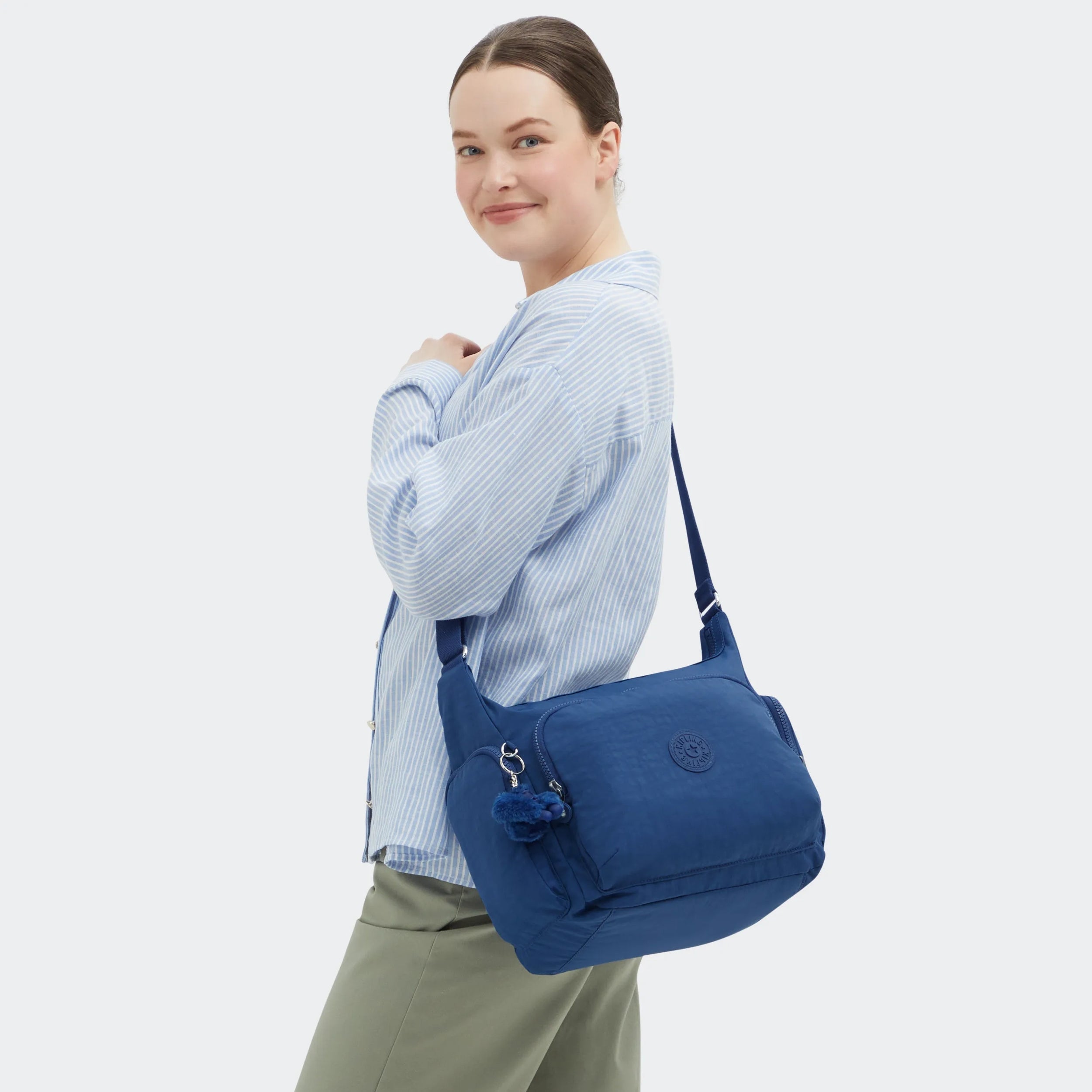 Kipling Gabb in Casual Blue — back view