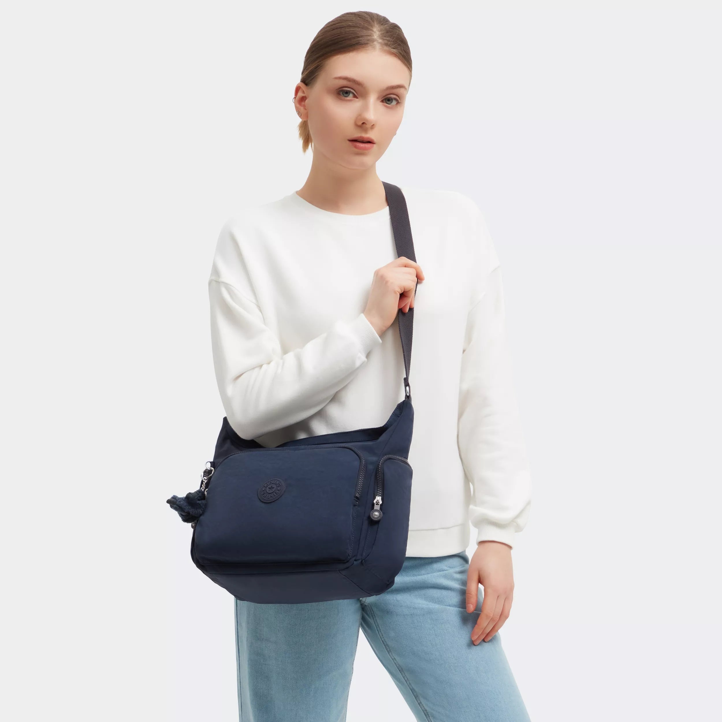 Kipling Gabb in Blue Bleu 2 — back view
