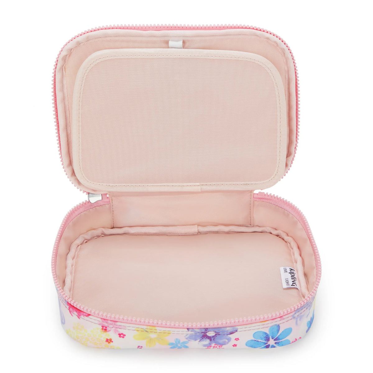 Kipling 100 Pens Case in Flower Stamp — interior view