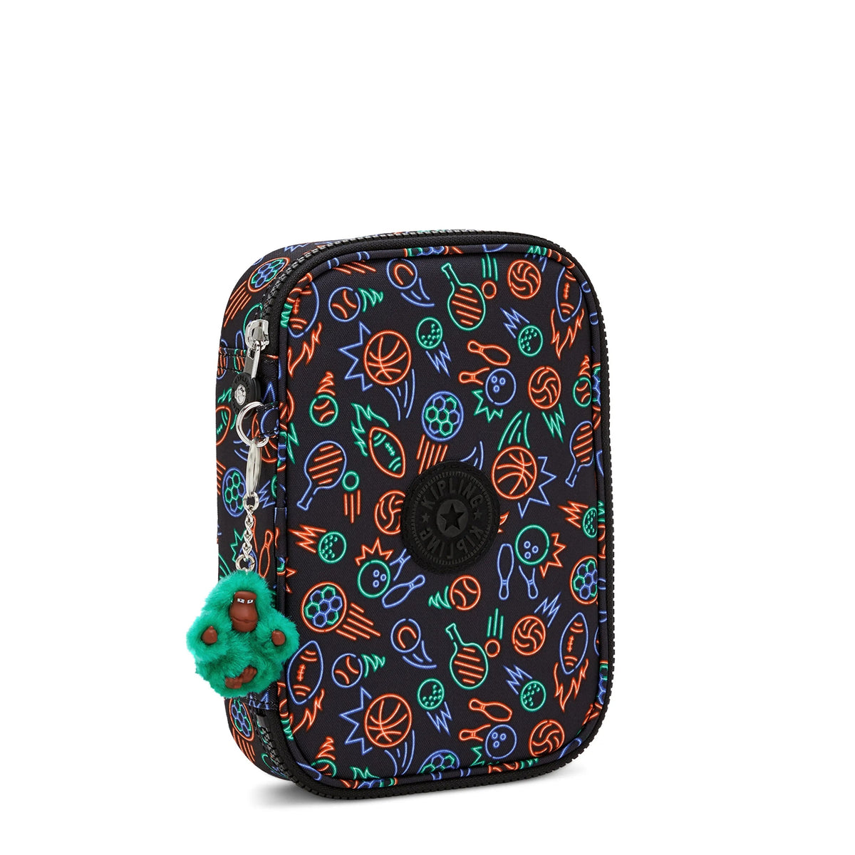 Kipling 100 Pens Case in Sport Doodle — angle view 2