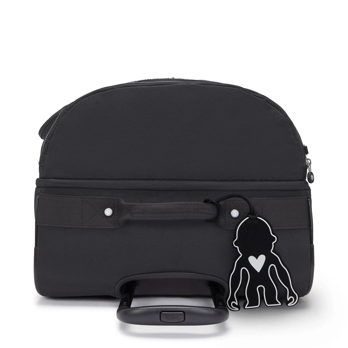 Kipling Aviana Large Rolling Luggage in Black Noir — side view