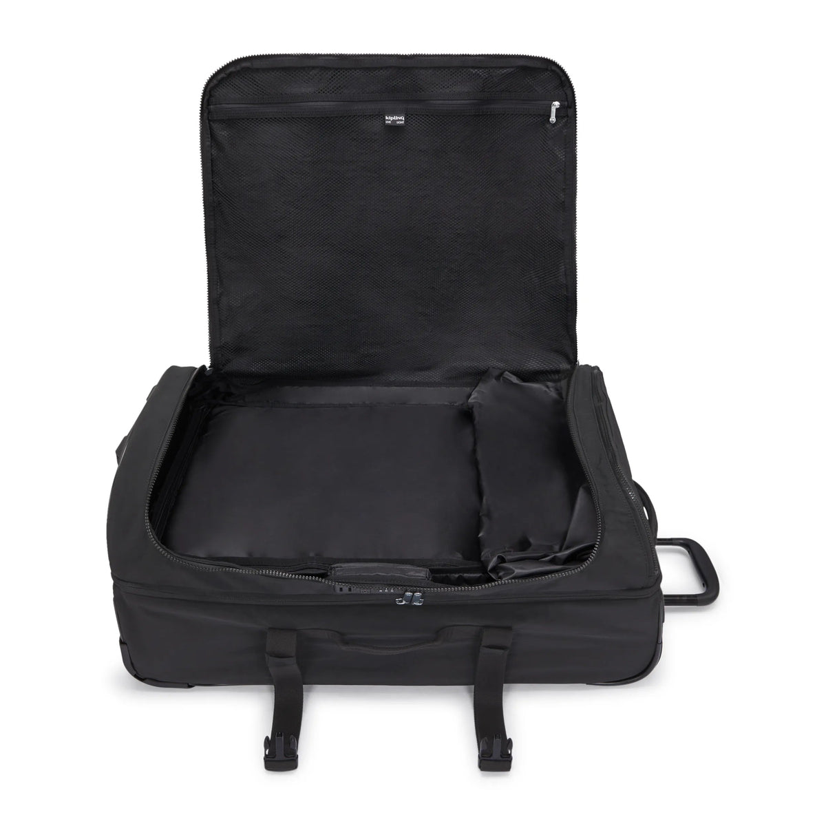 Kipling Aviana Large Rolling Luggage in Black Noir — detail view 2