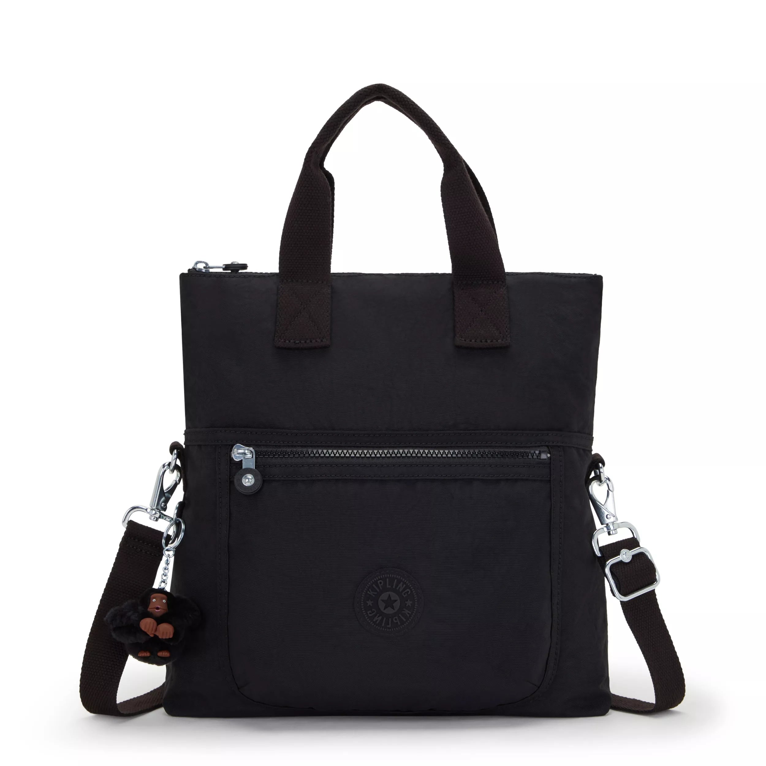 Kipling Eleva in Black Tonal — front view