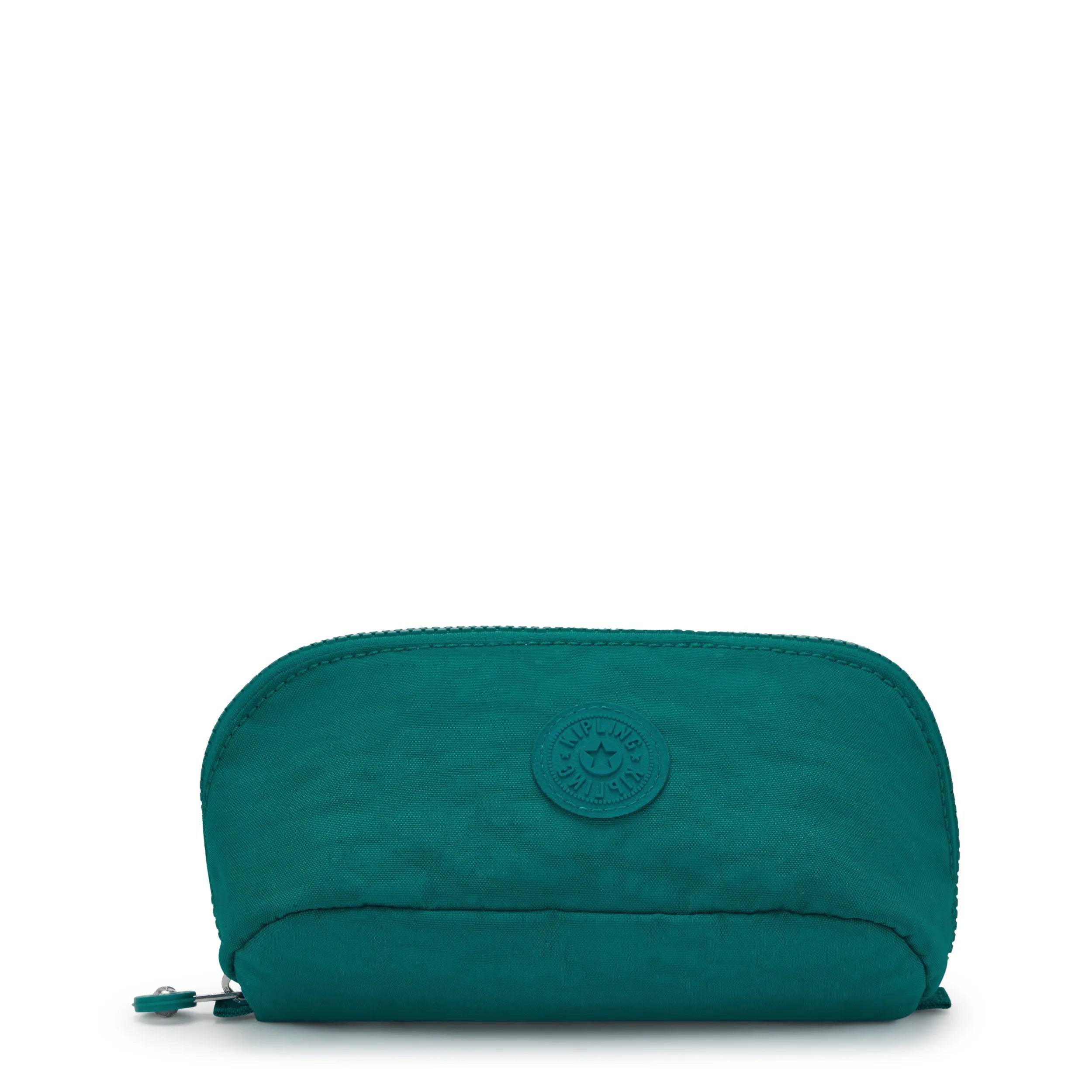 Kipling Mirko S in Outspoken Green — front view # color_Outspoken Green