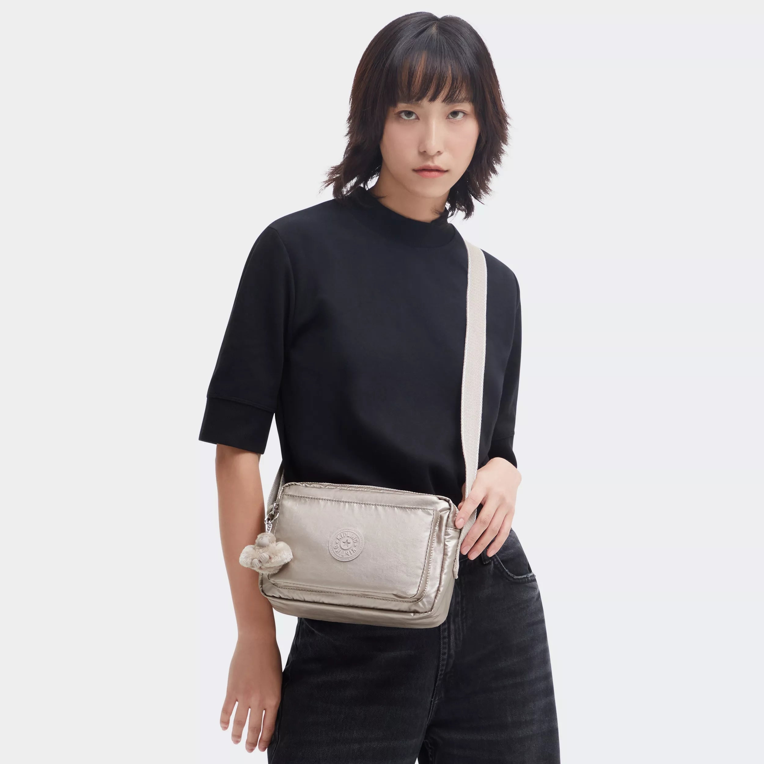 Kipling Abanu M in Metallic Glow — back view