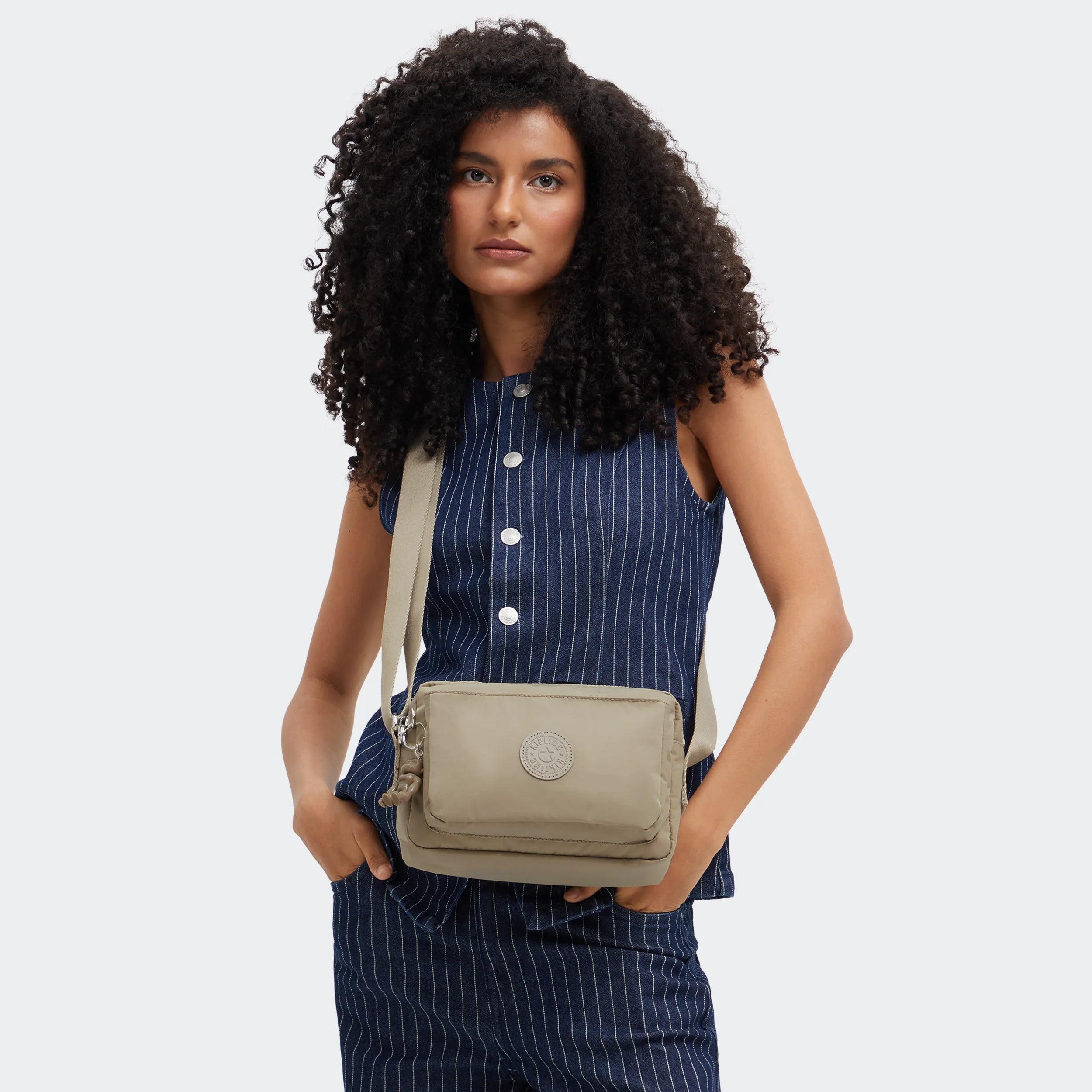 Kipling Abanu M in Boho Tan — back view